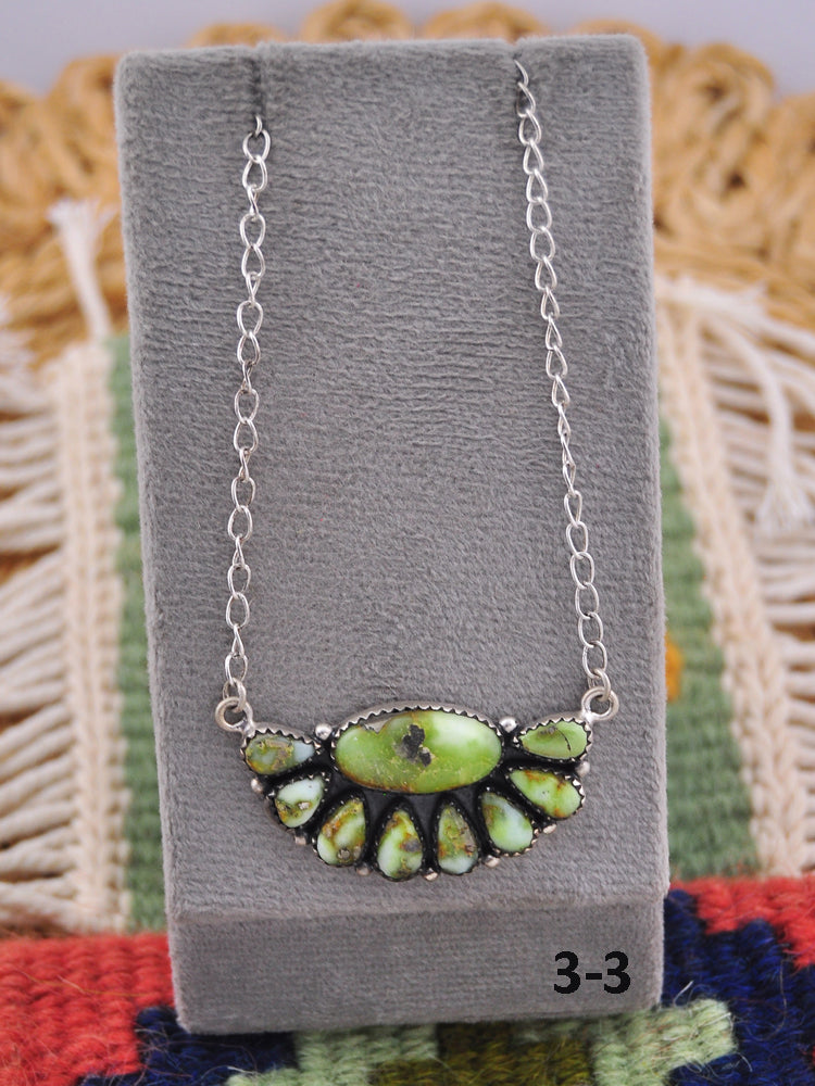 Southwest Handmade Palomino & Sterling Silver Necklace