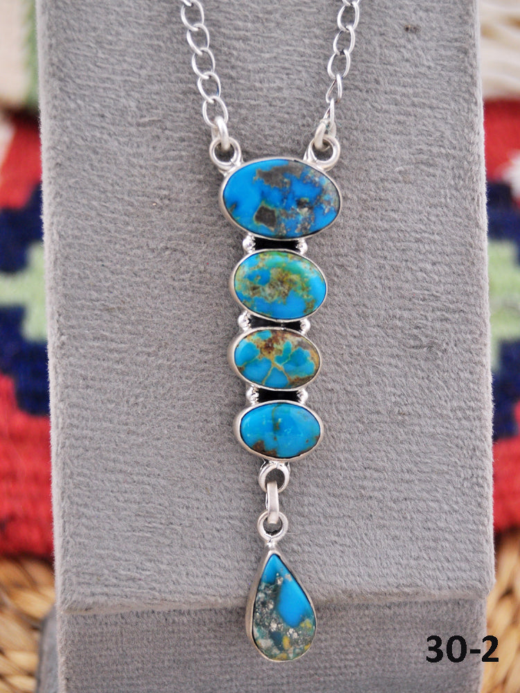 Southwest Made South Hill & Sterling Silver Necklace