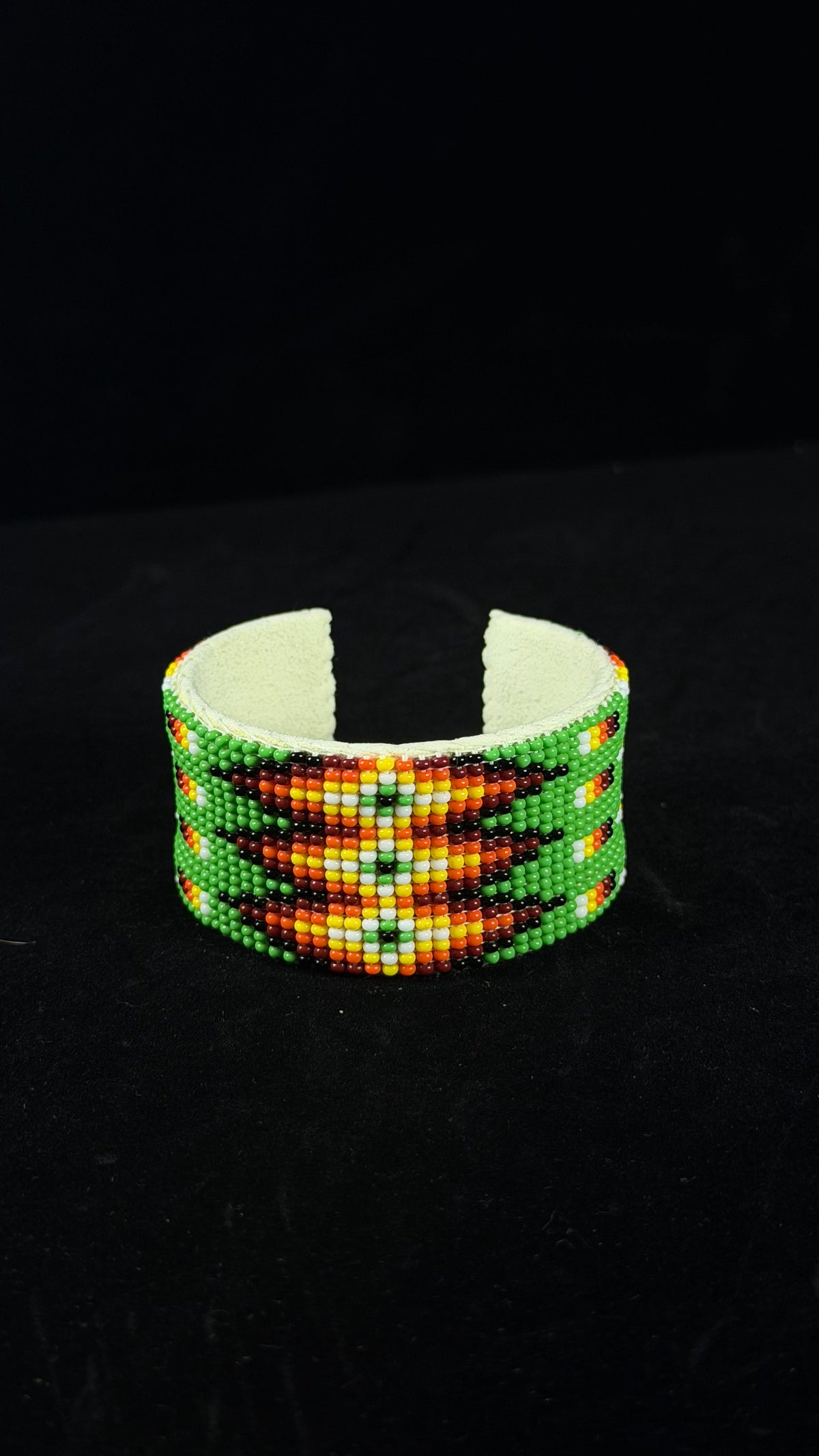 Navajo Made Beaded Cuff Bracelet