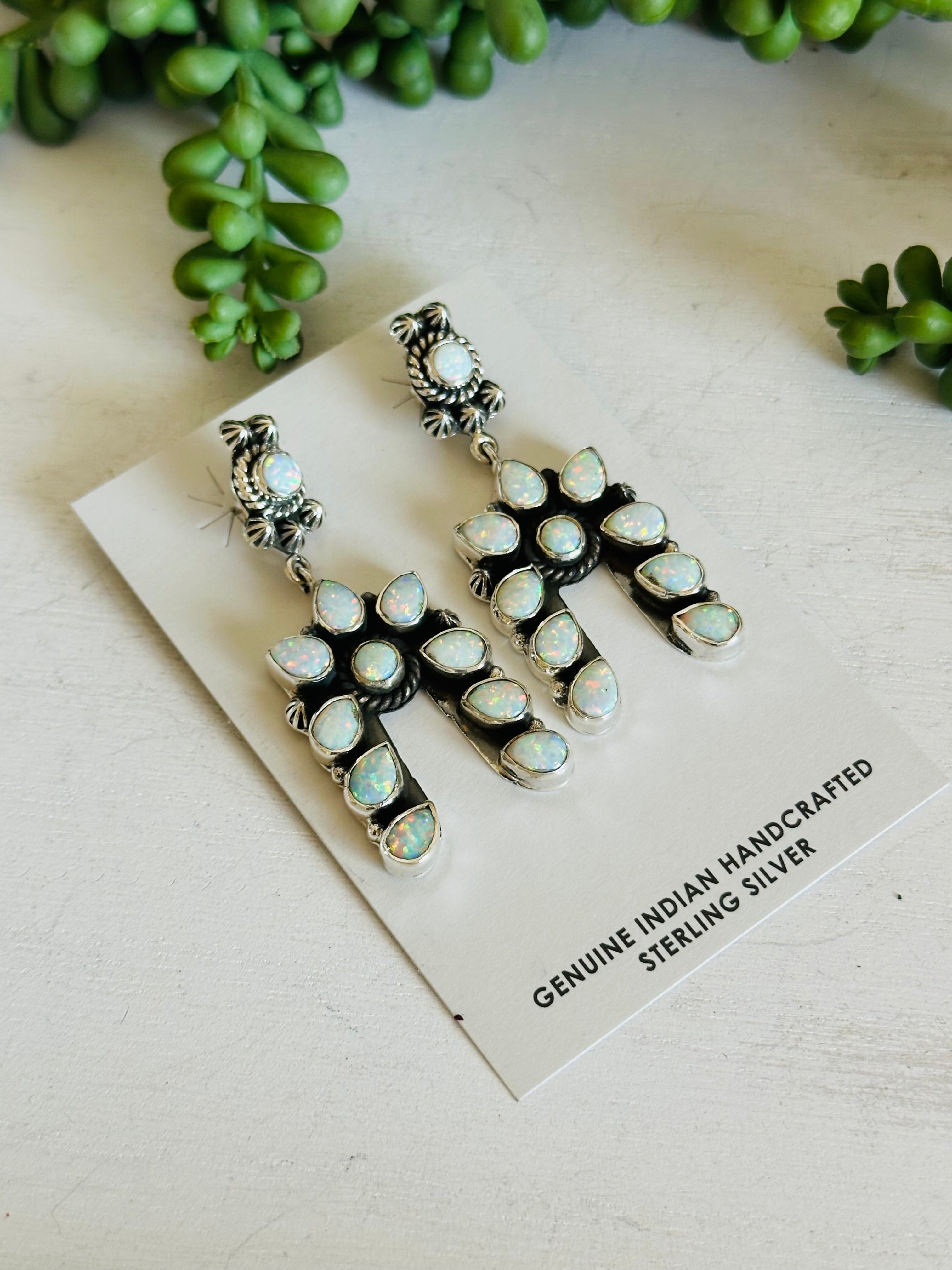 TTD “The Storm” Opal & Sterling Silver Earrings