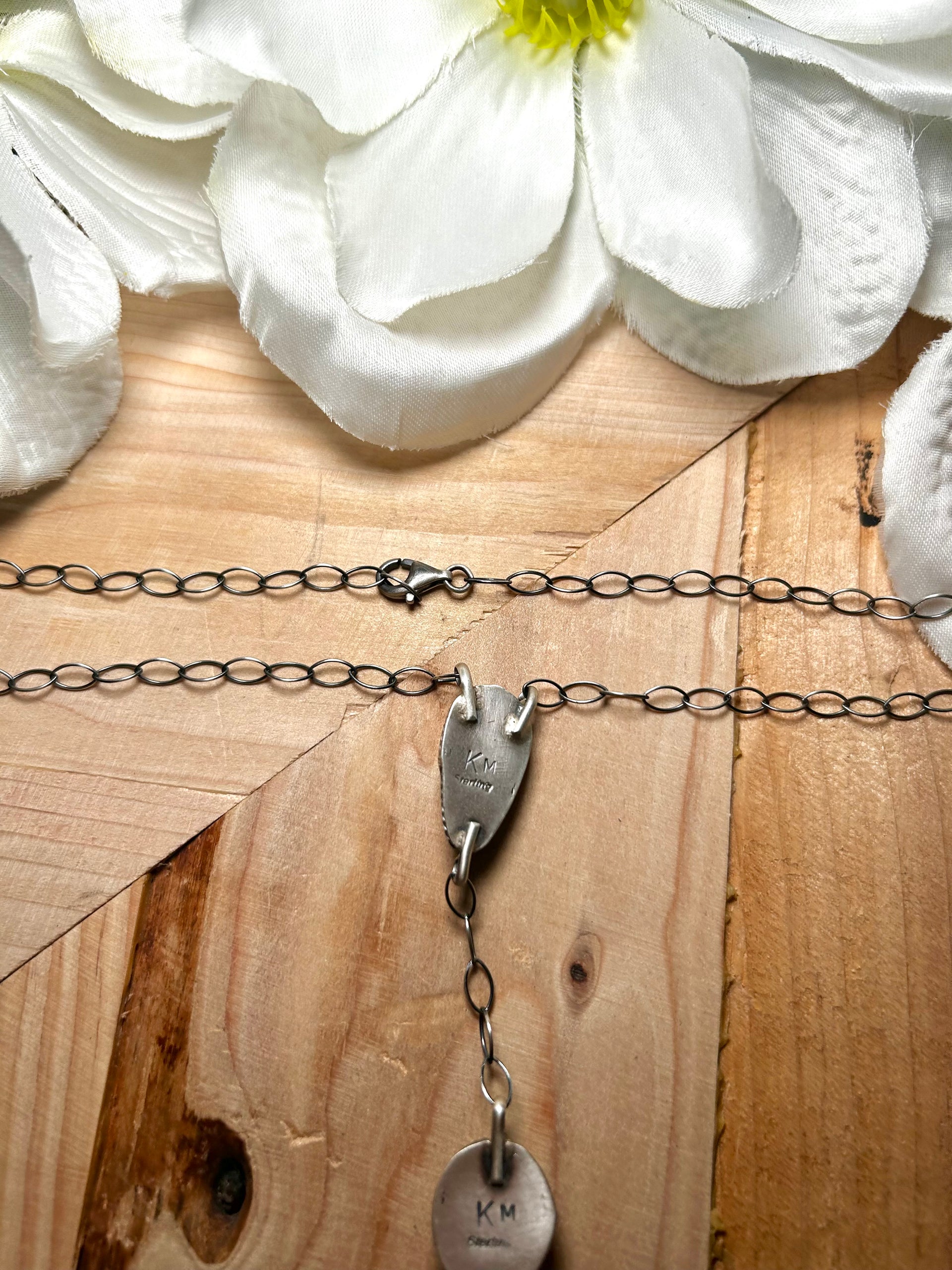 Kobe Martinez Natural Dry Creek  Turquoise & Sterling Silver Necklace