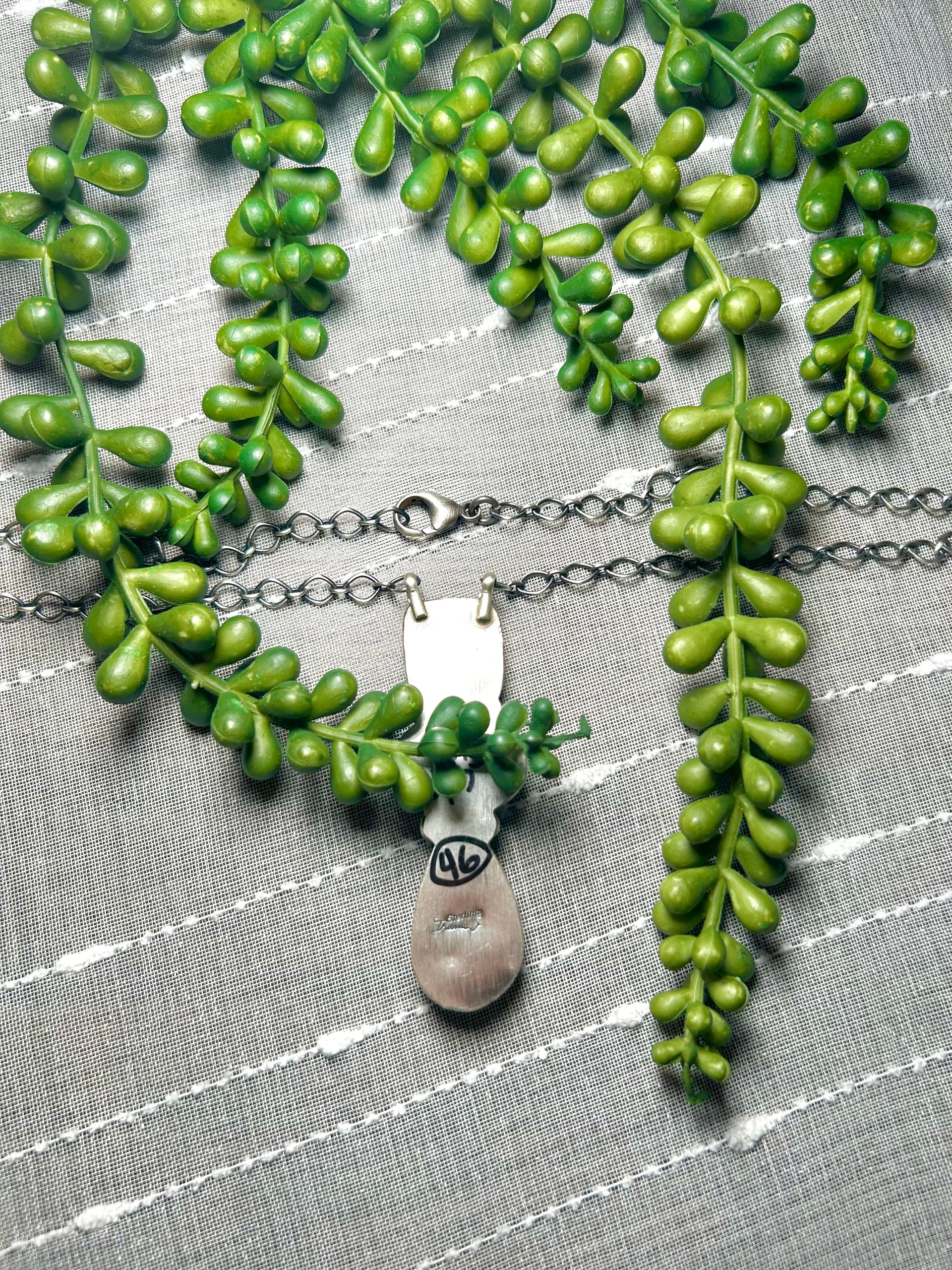 Travis Jim Royston Turquoise & Sterling Silver Necklace