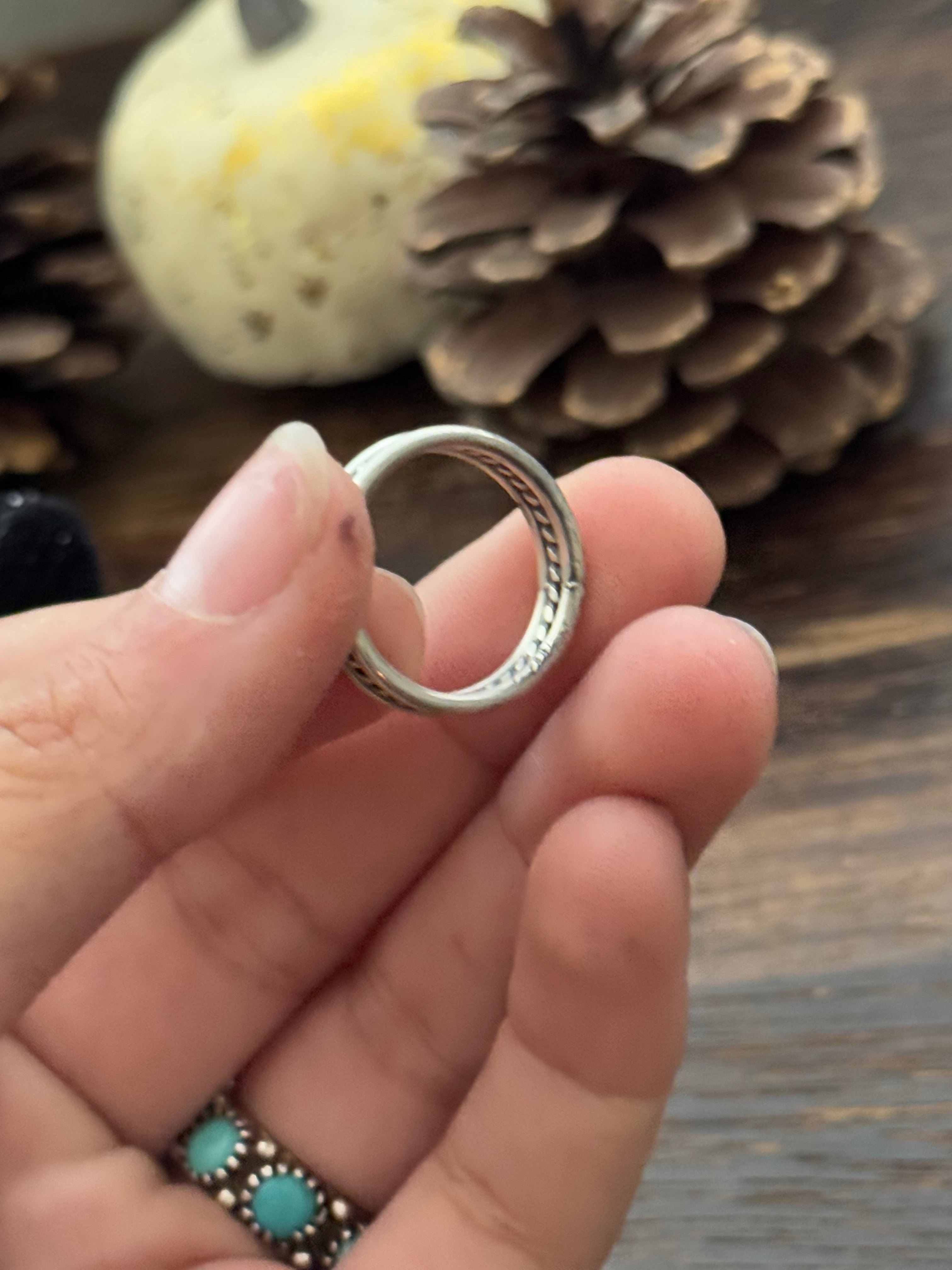 Navajo Made Sterling Silver Ring