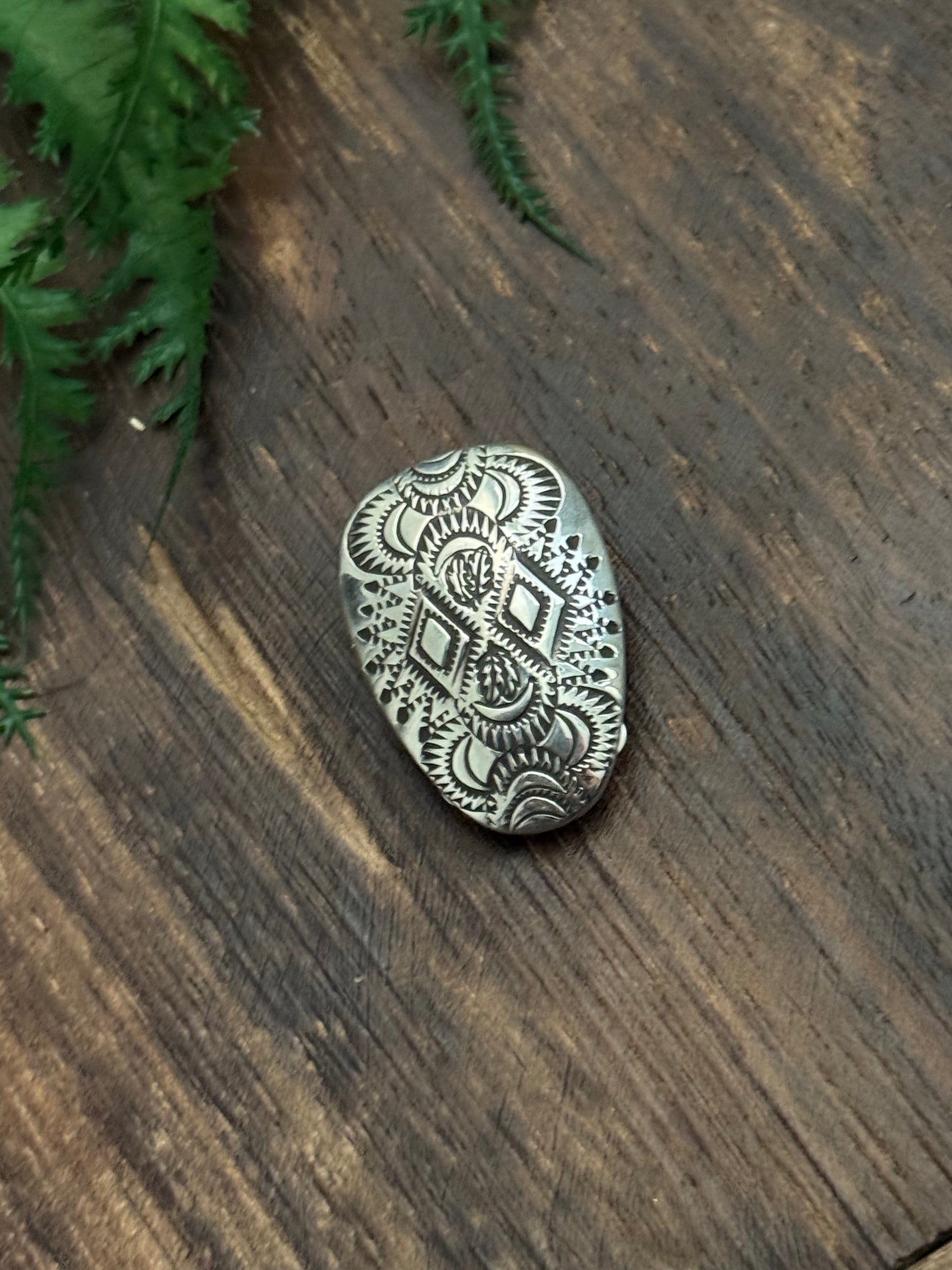 Navajo Made Sterling Silver Bolo Clip