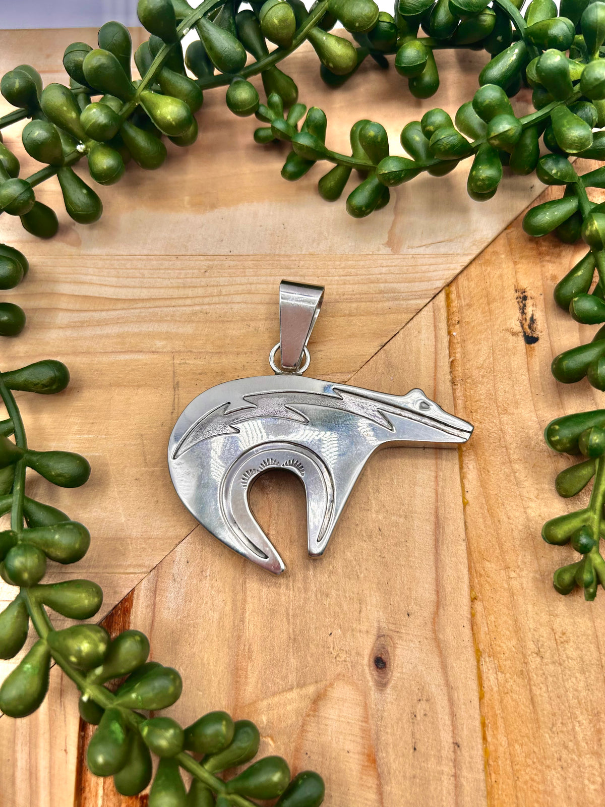 Navajo Made Sterling Silver Pendant