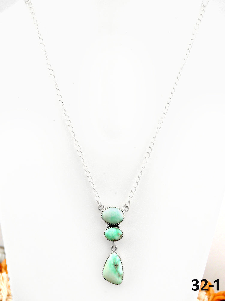 Southwest Made Paloma & Sterling Silver Necklace