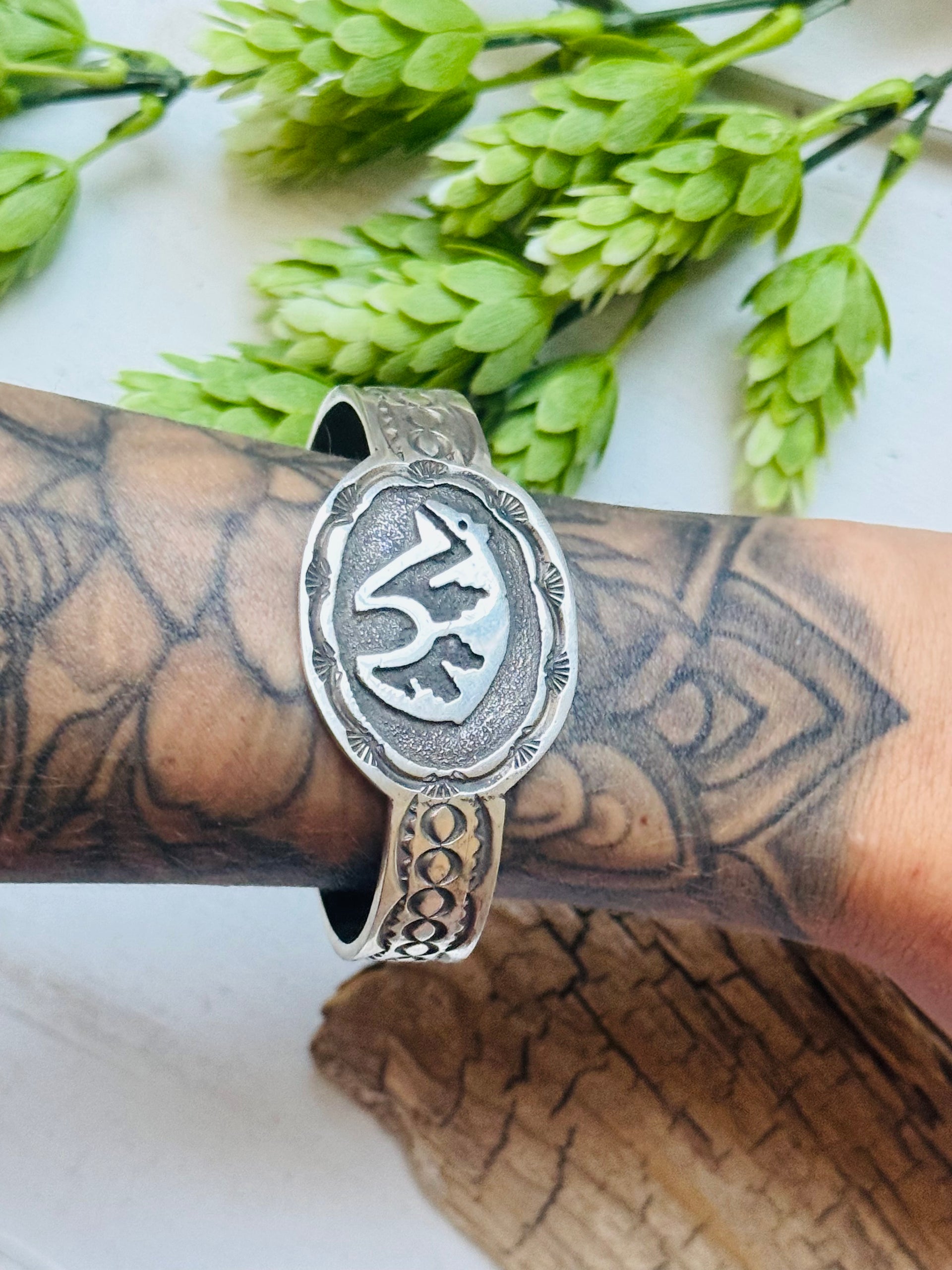 Navajo Sterling Silver Cuff Bracelet