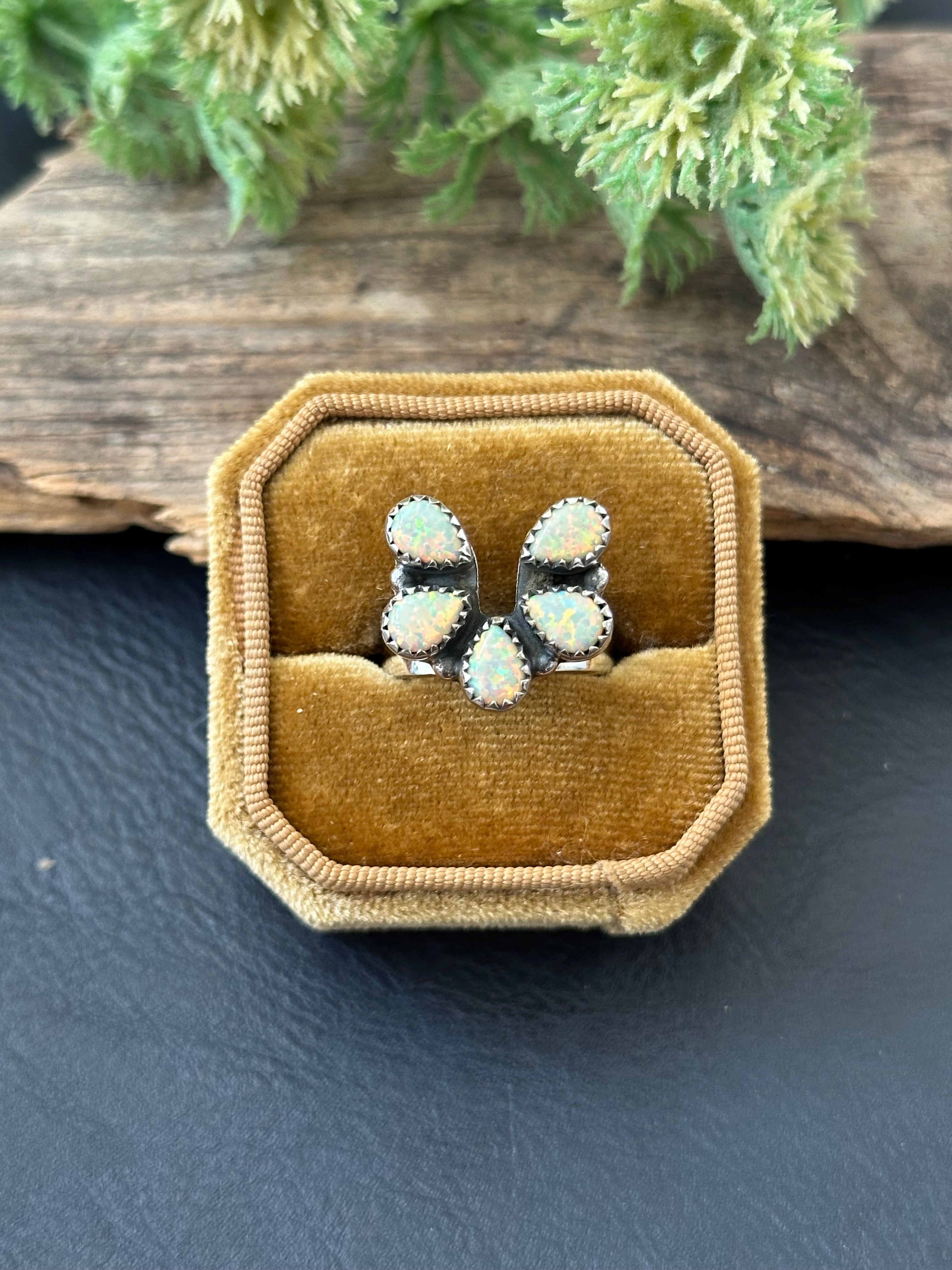 Naja Rind TTD “LUCKY” Opal & Sterling Silver Naja Ring