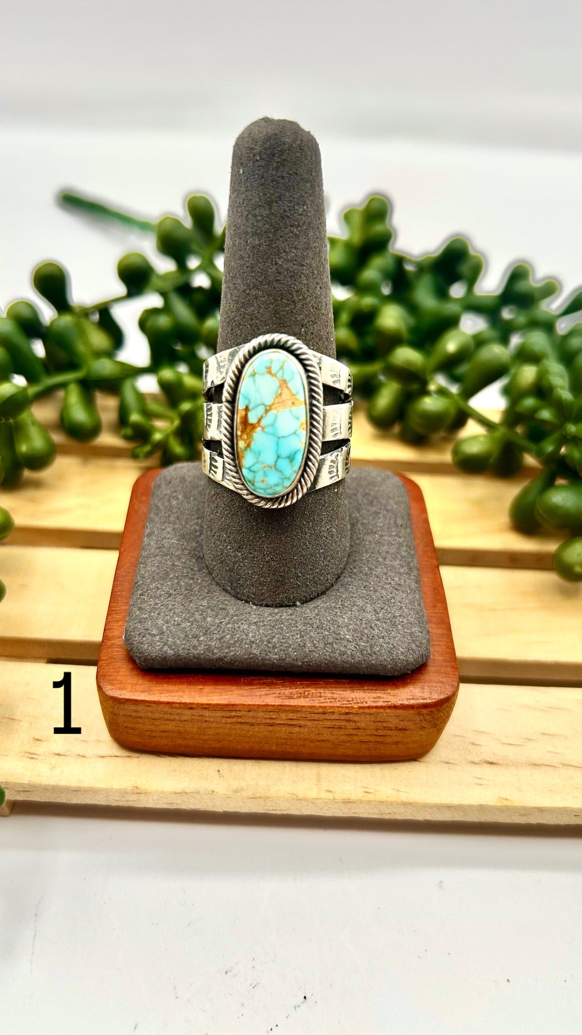 Cordell Platero Royston Turquoise & Sterling Silver Ring