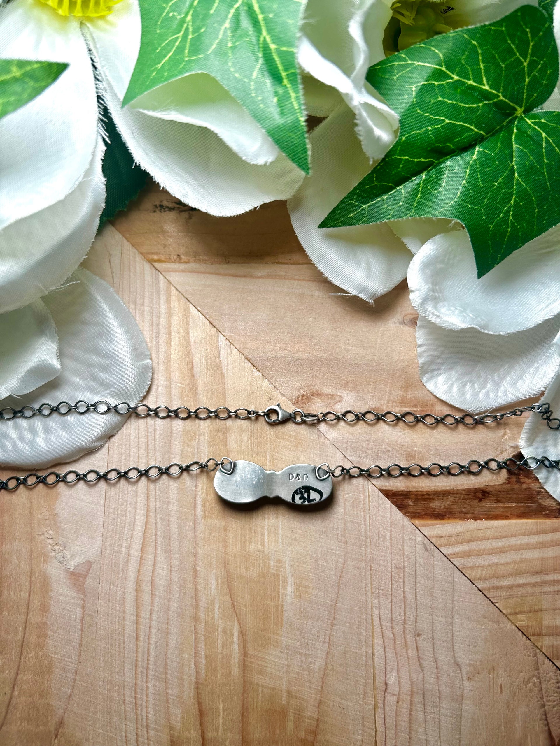 Navajo Made White Water Turquoise & Sterling Silver Necklace