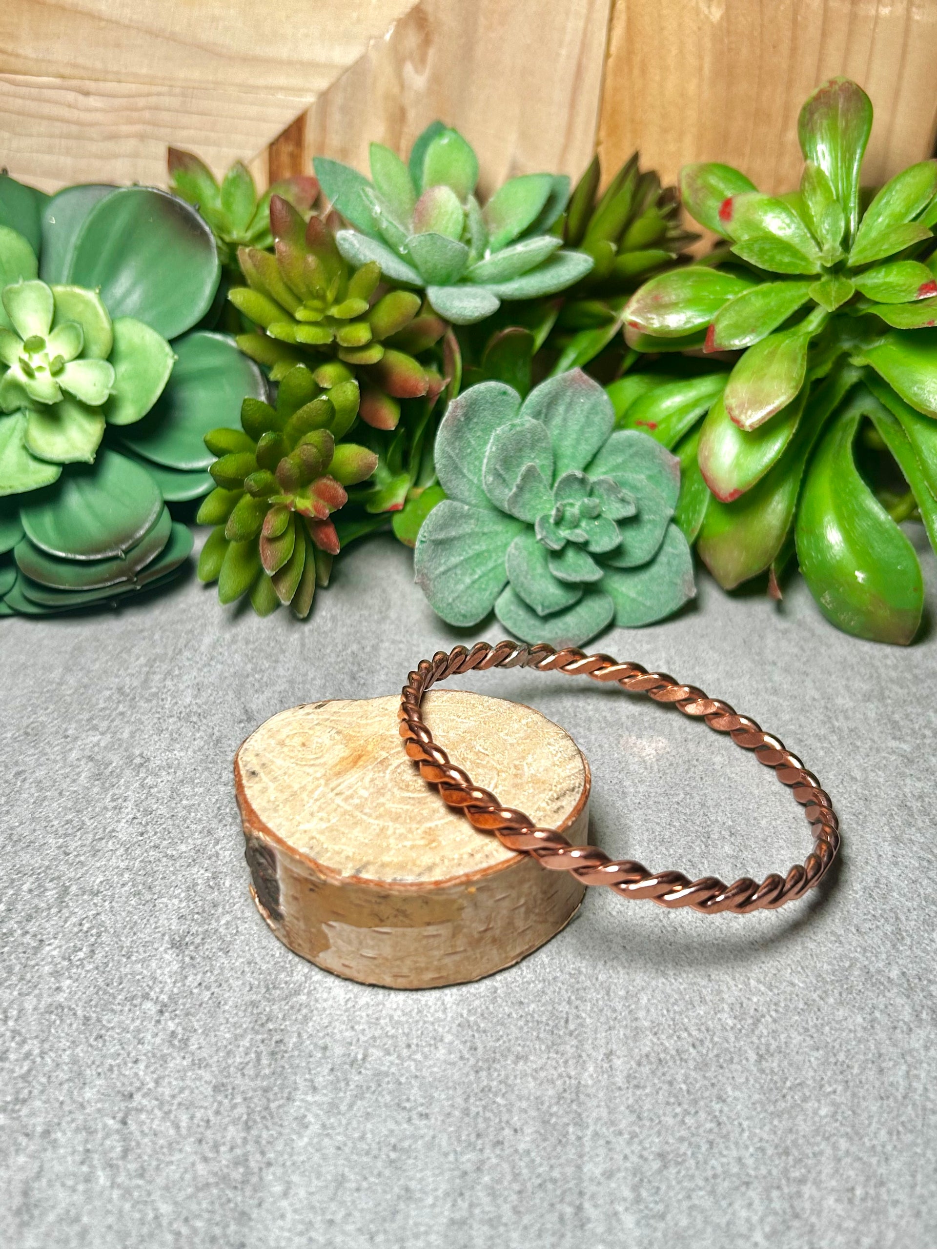 Navajo Made Copper Bangle Bracelet