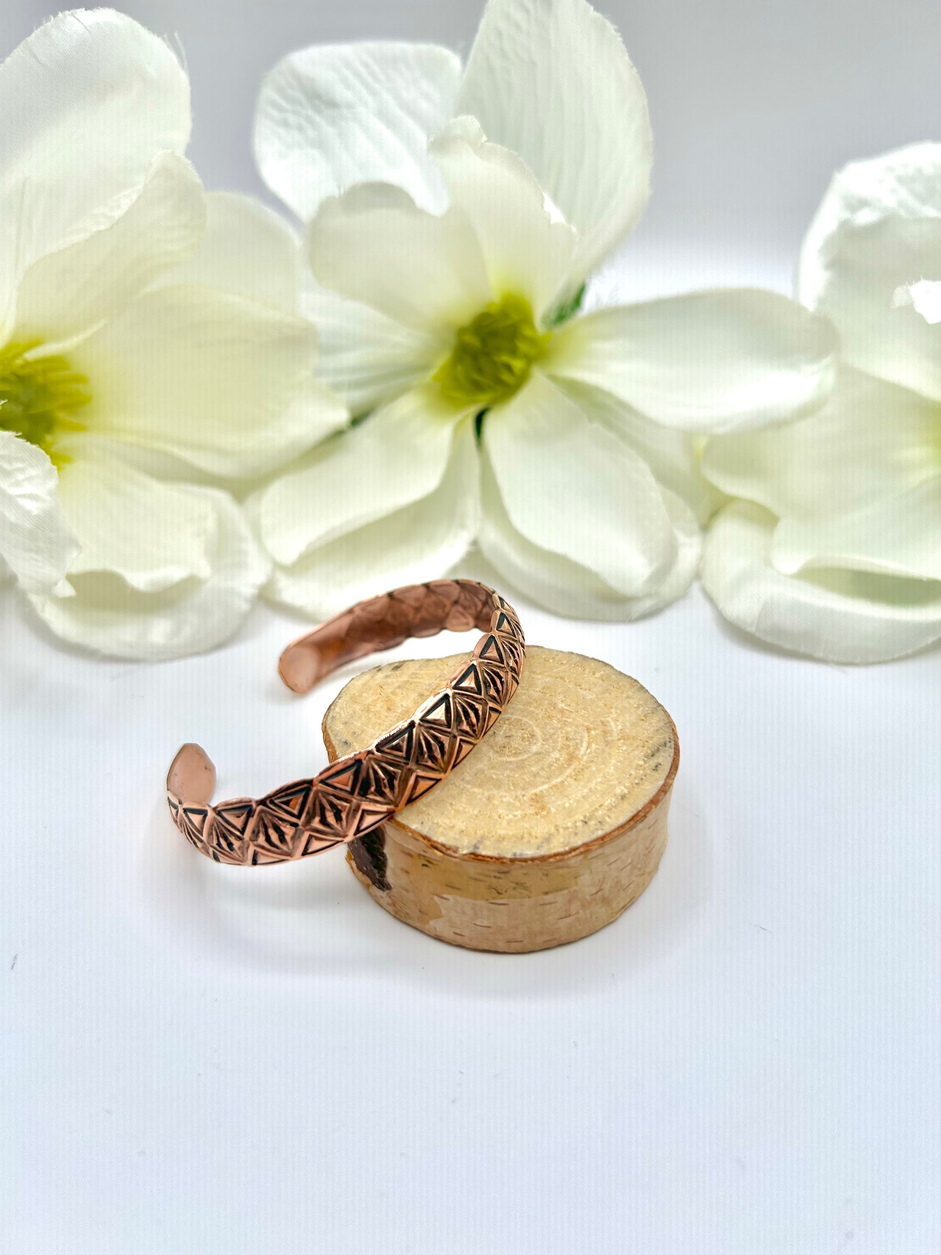 Navajo Made Copper Cuff Bracelet