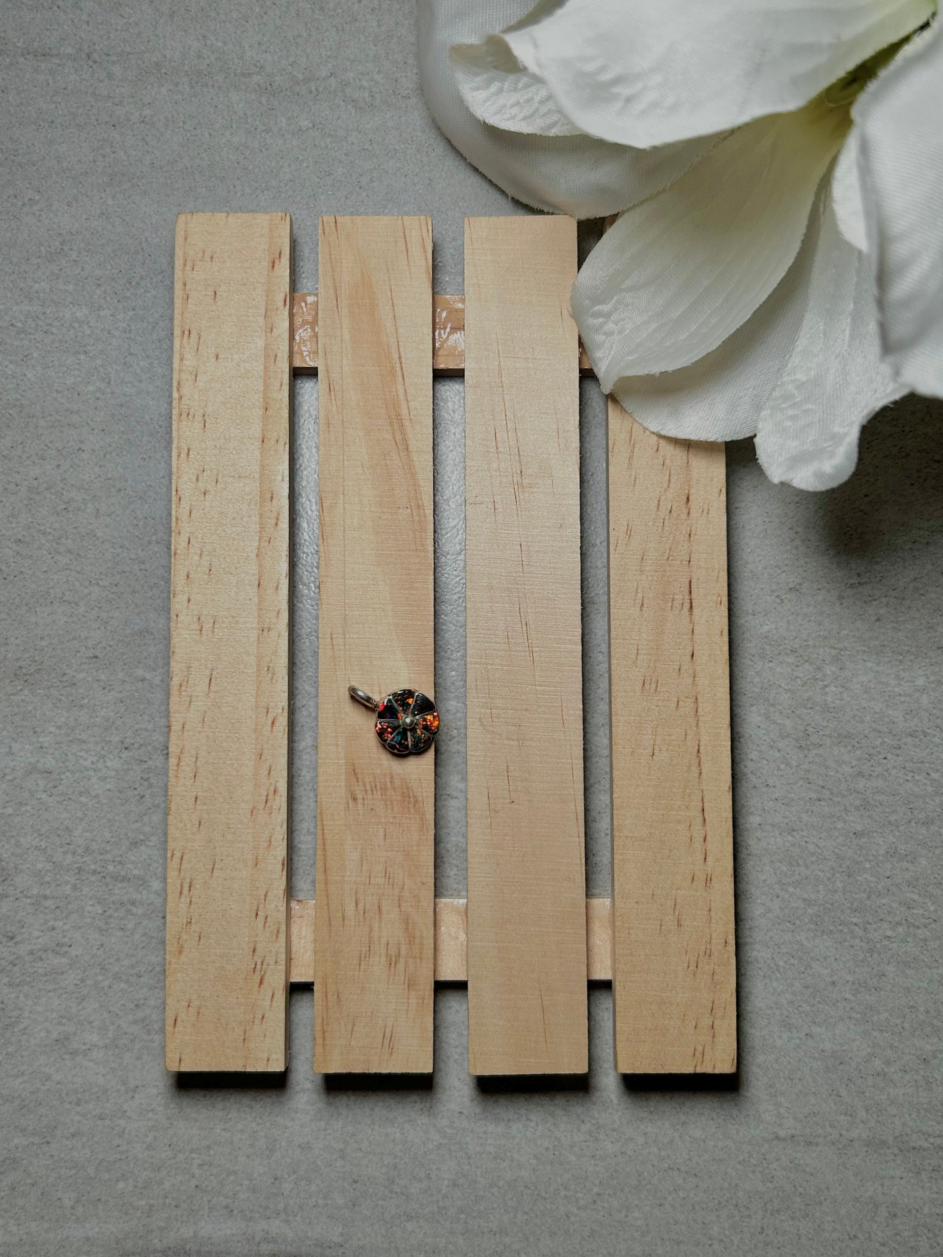 Zuni Opal & Sterling Silver Pendant