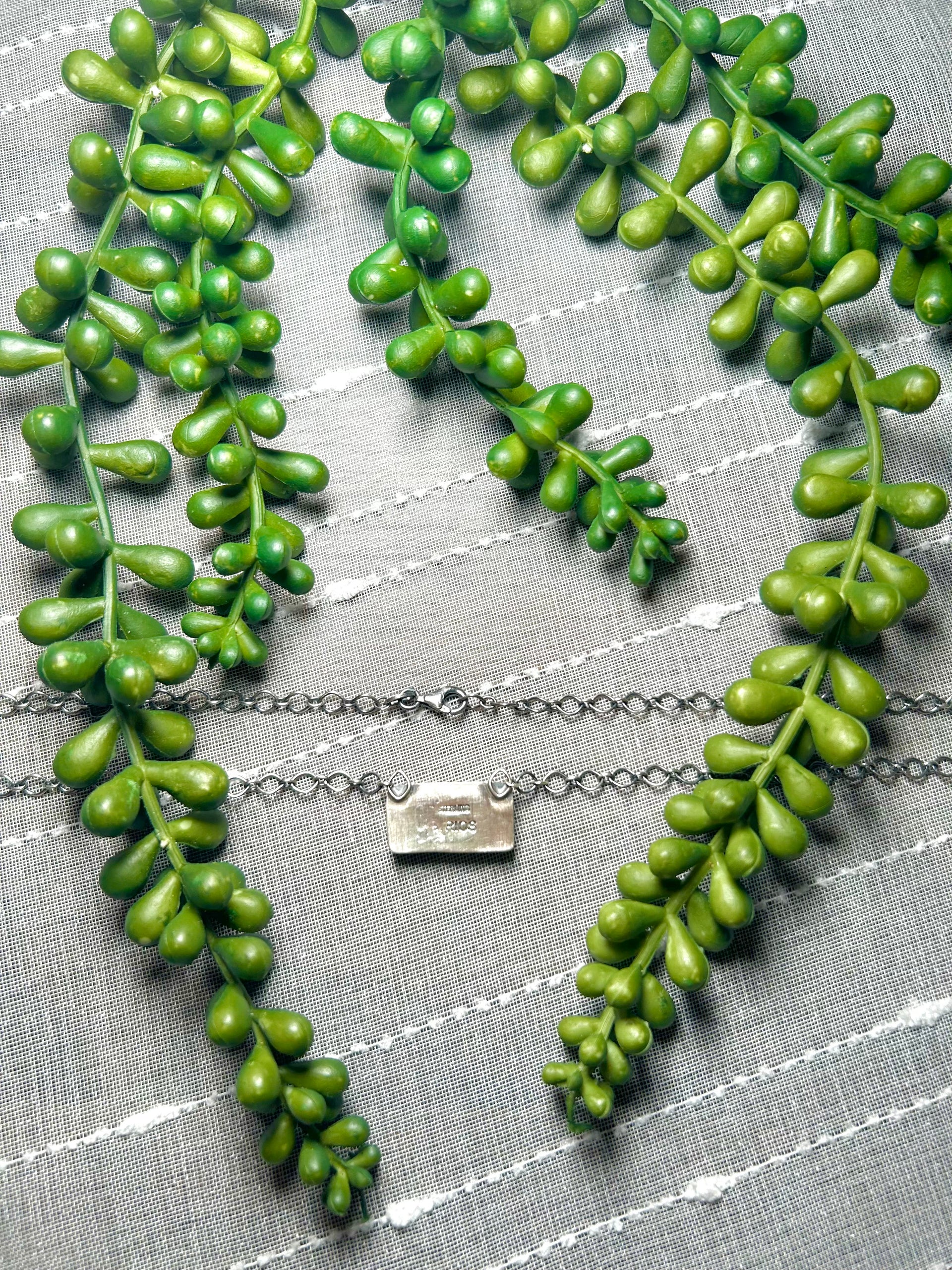 Navajo Made Lapis & Sterling Silver Necklace