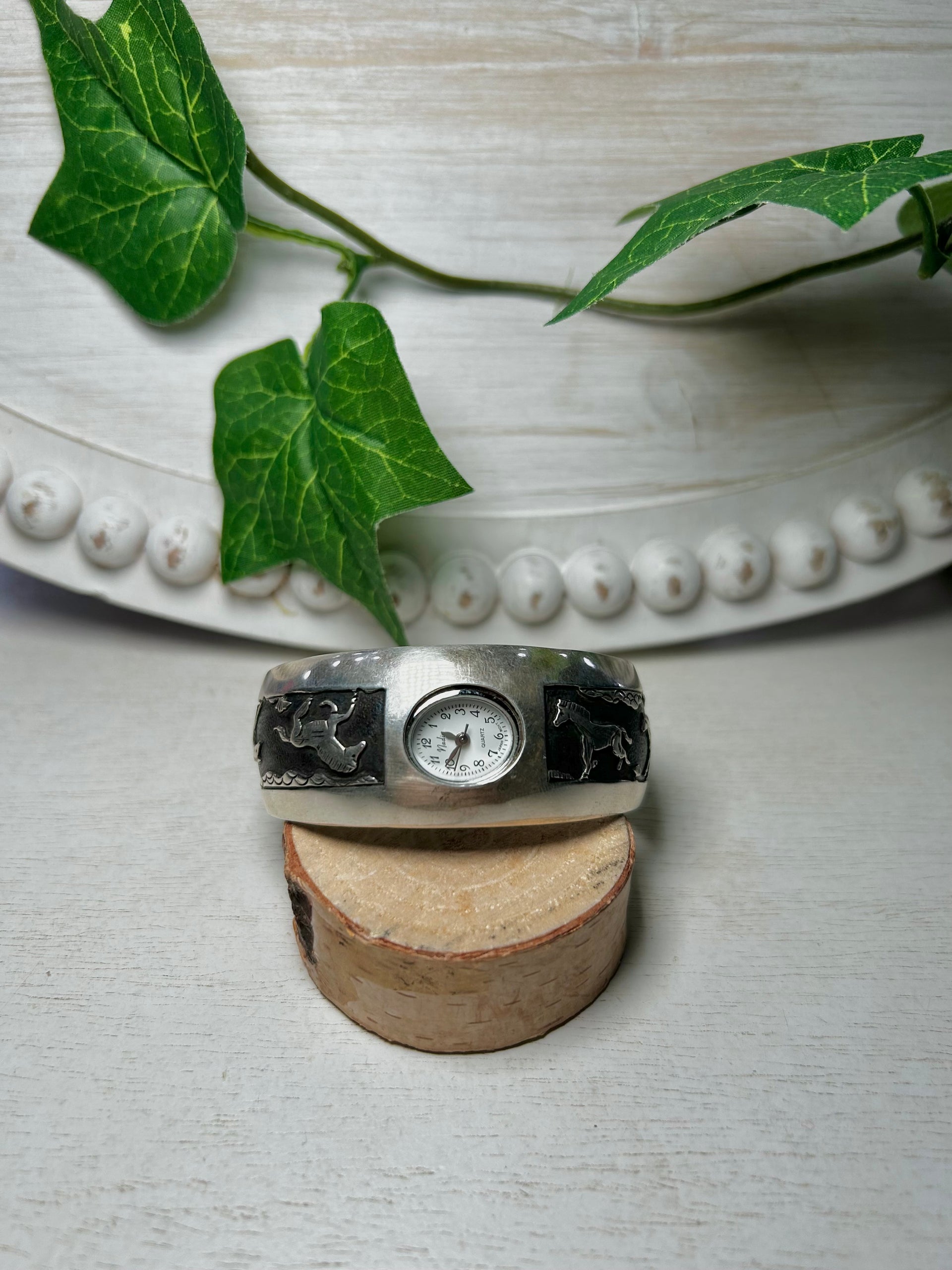 Vintage Wilber Anderson Sterling Silver Cuff Bracelet