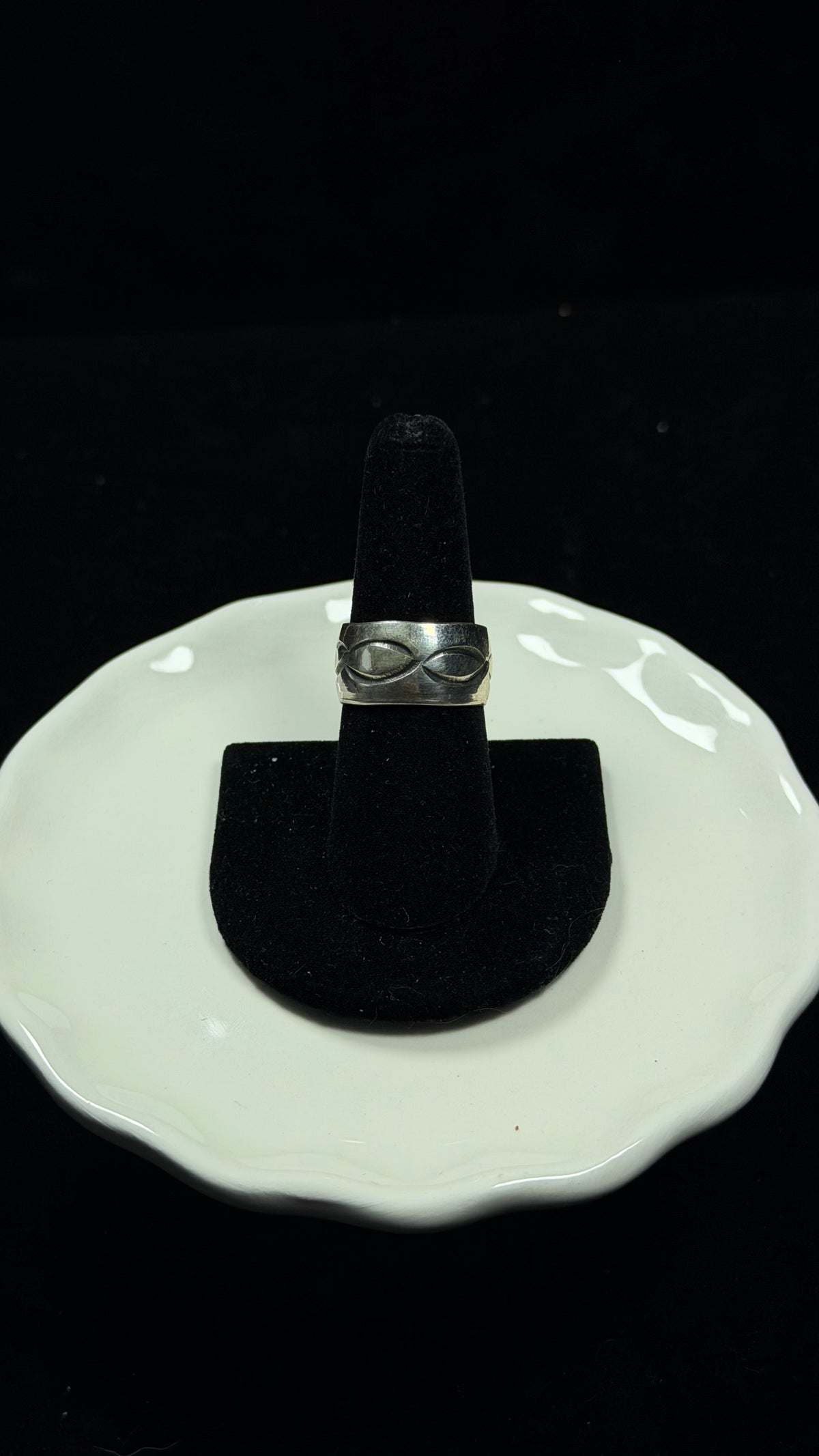 Navajo Made Sterling Silver Band Ring