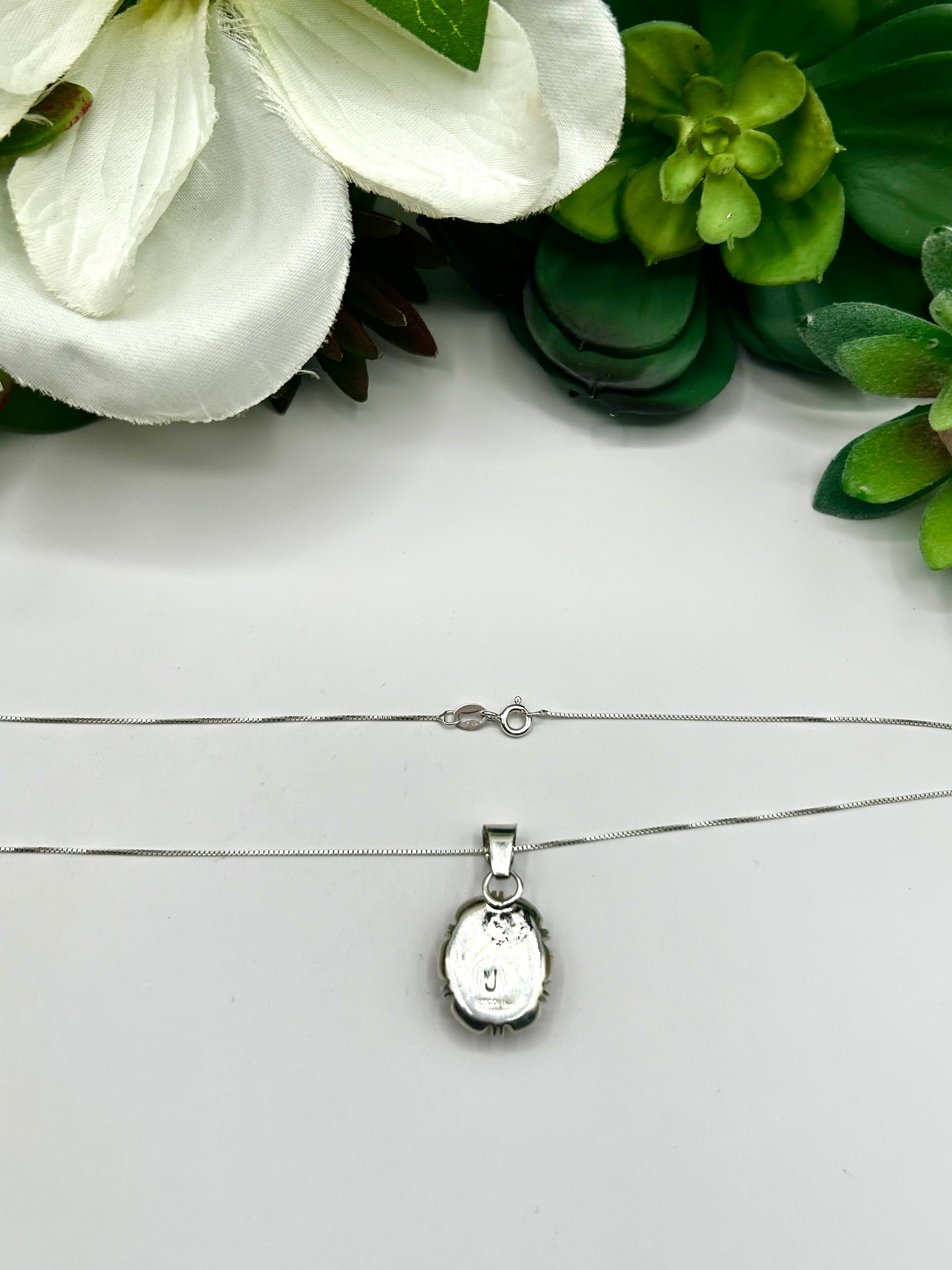 Navajo Made Sonoran Gold Turquoise & Sterling Silver Necklace