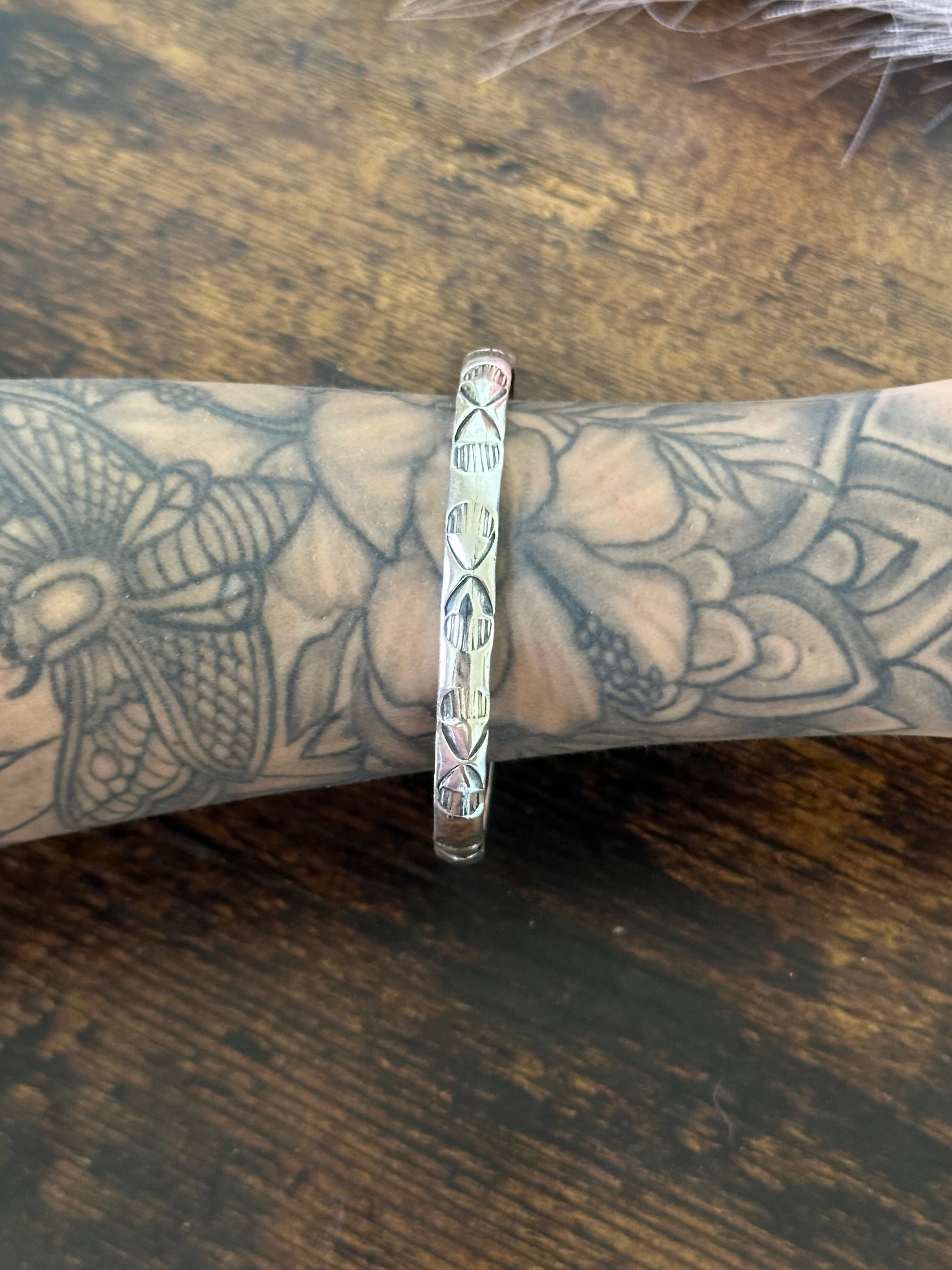 Southwest Made Sterling Silver Cuff Bracelet