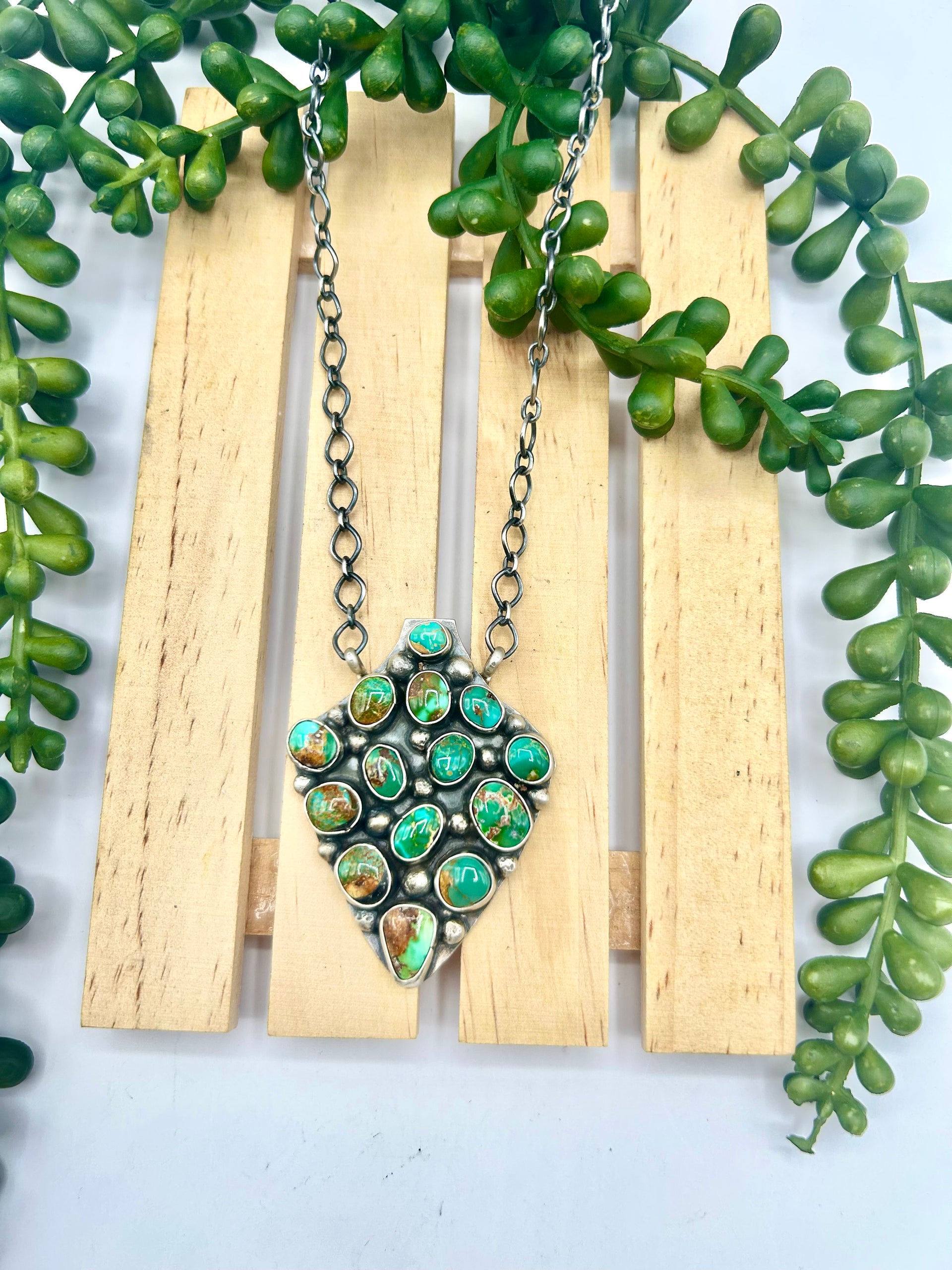 Travis Jim Royston Turquoise & Sterling Silver Necklace