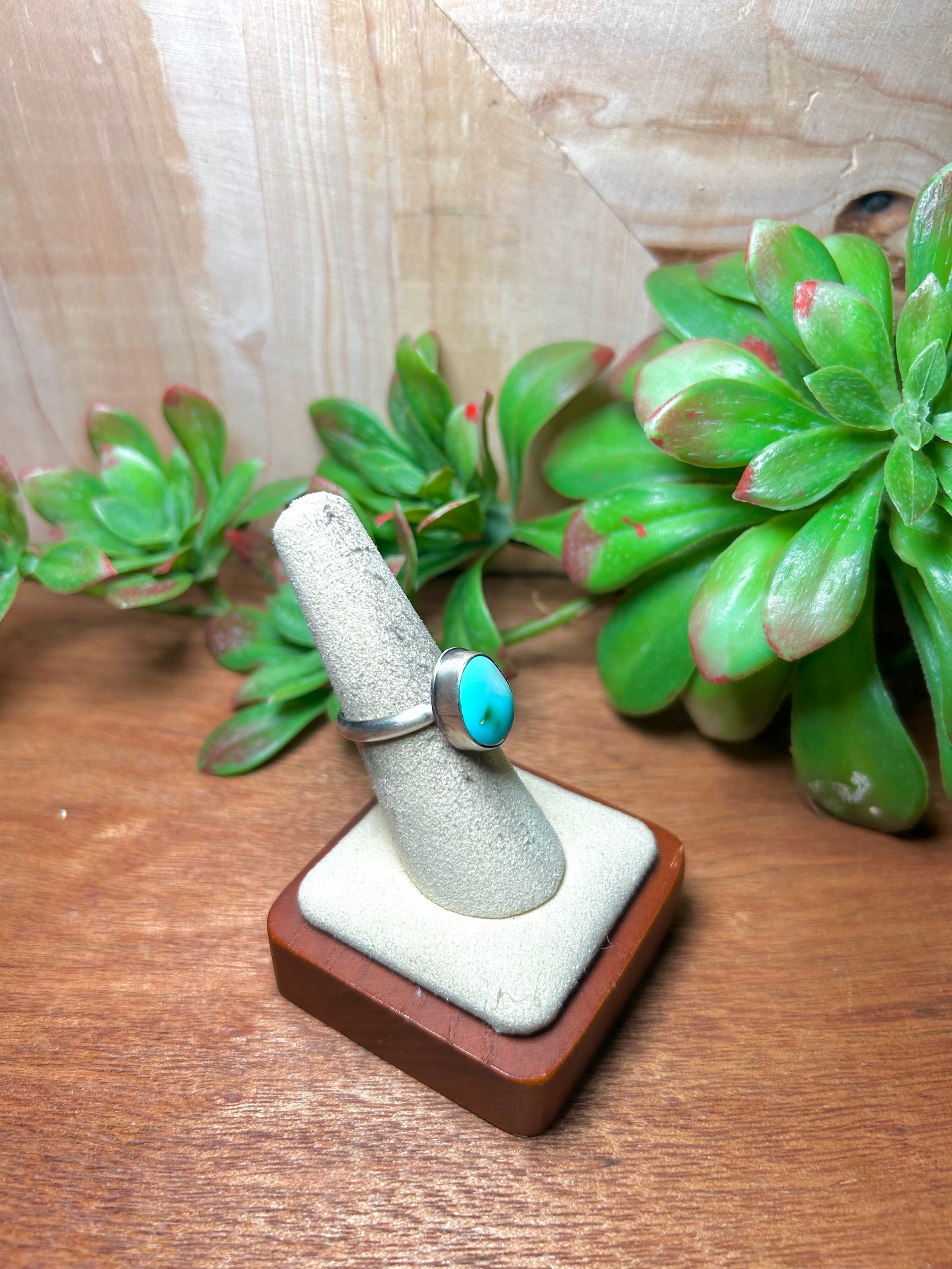 Scott Skeets Sonoran Gold Turquoise & Sterling Silver Adjustable Ring