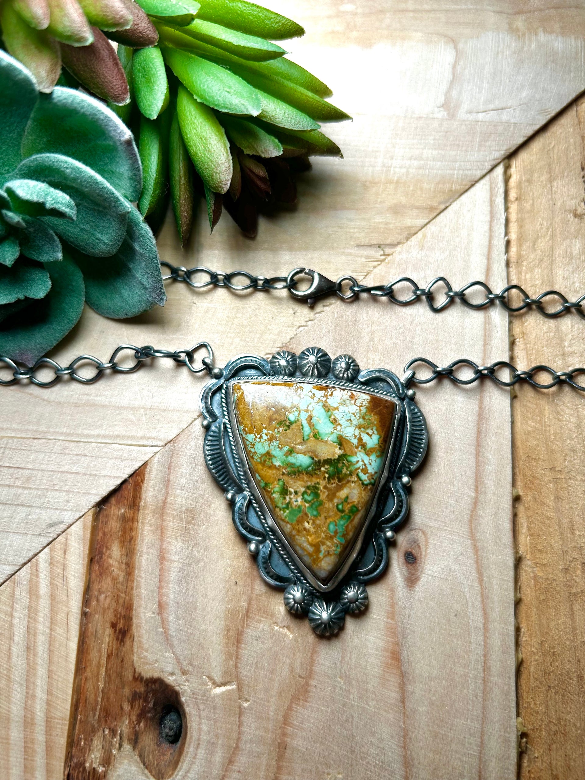 Bennie Ramone Royston Turquoise & Sterling Silver Necklace