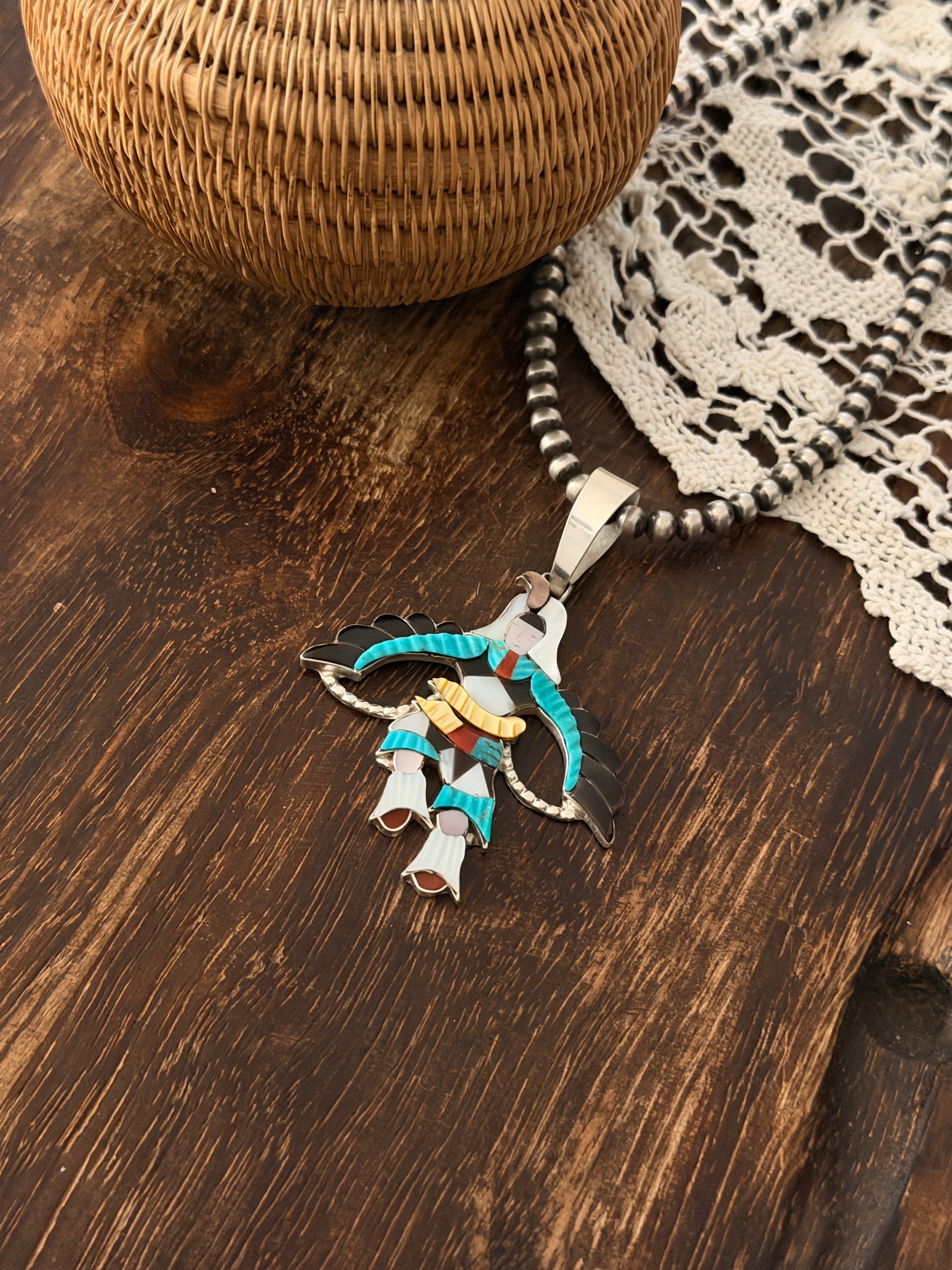 Jonathan Bayook Multi Stone & Sterling Silver Pendant