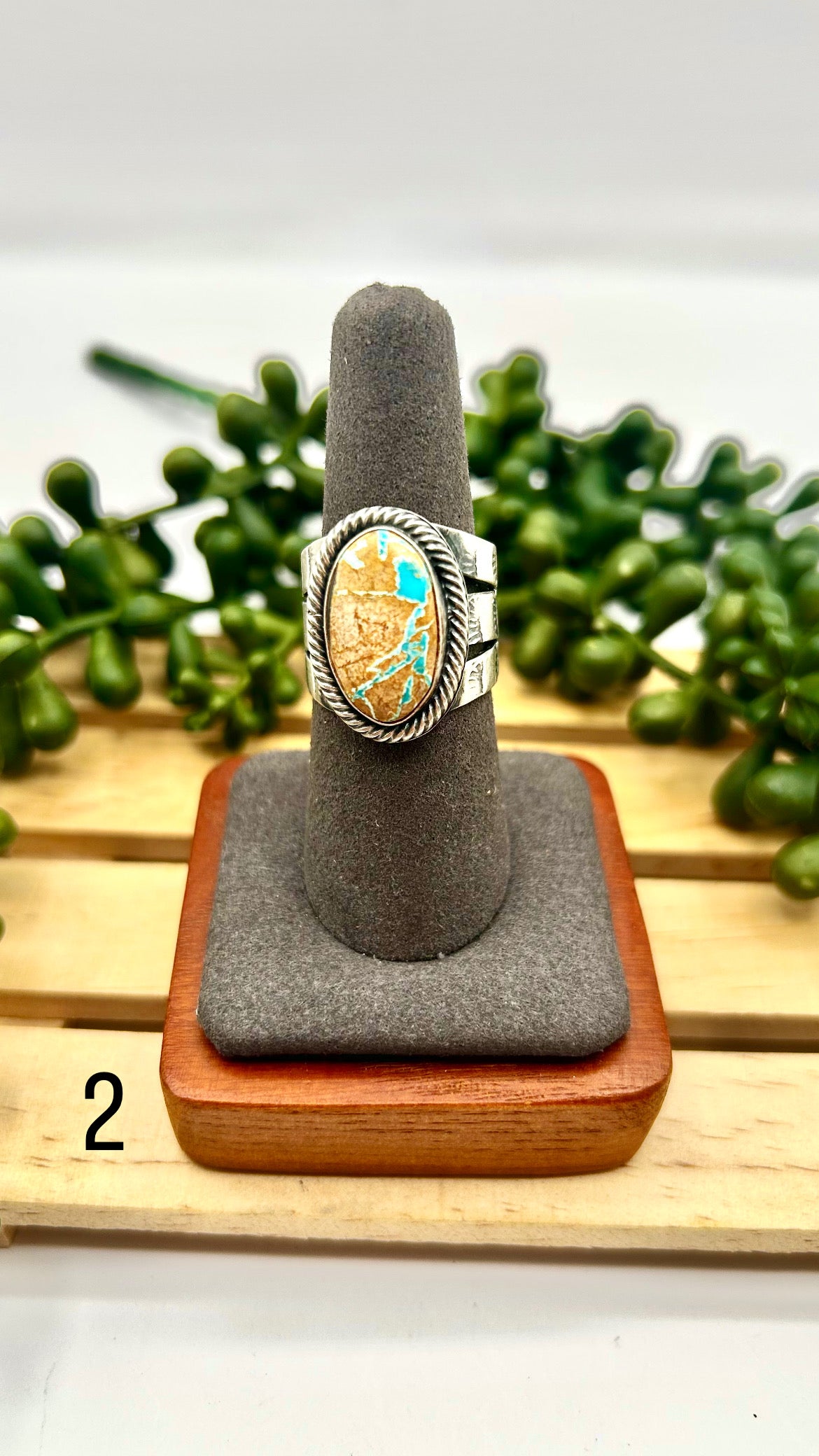 Cordell Platero Royston Turquoise & Sterling Silver Ring