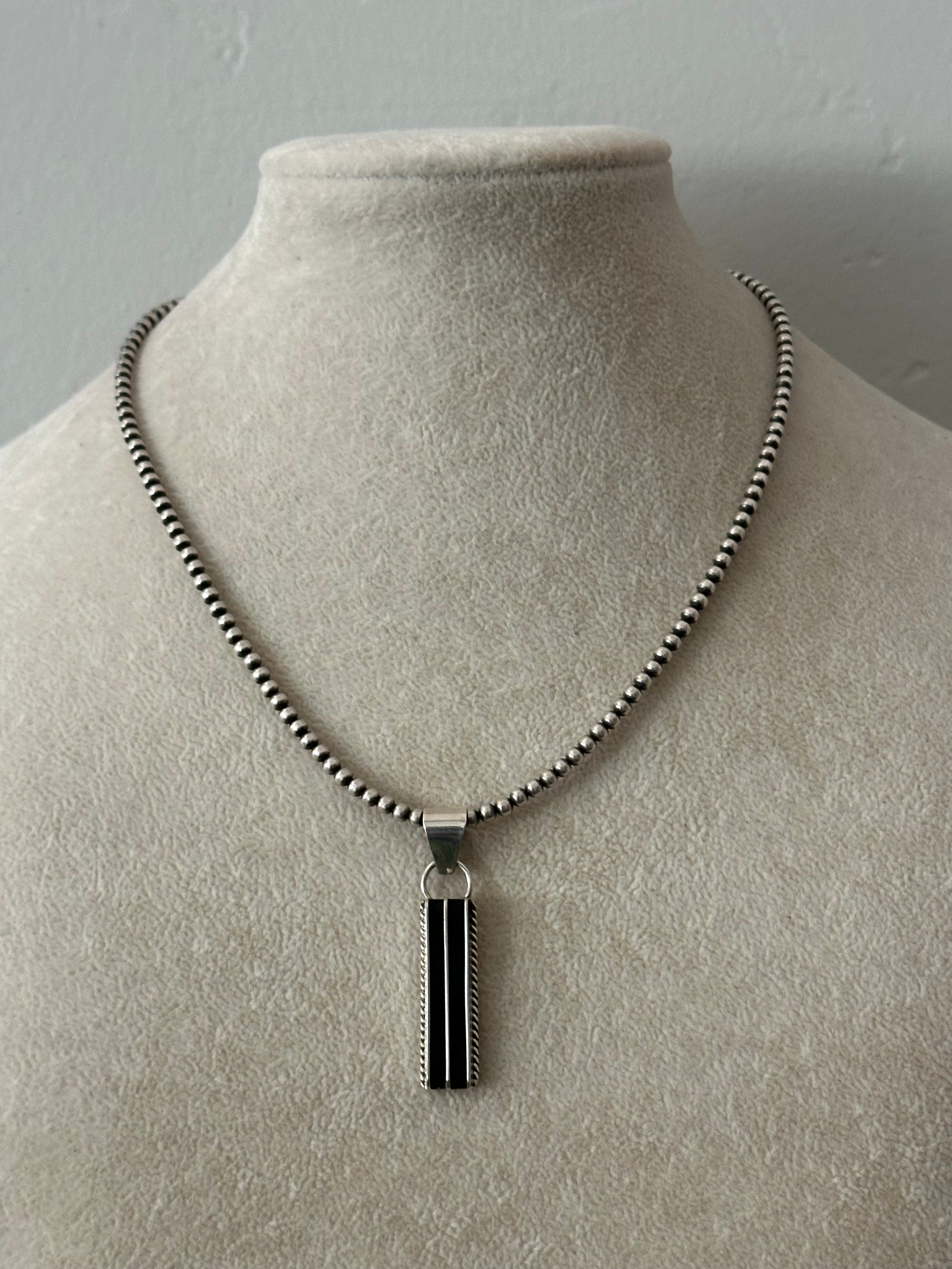 Navajo Handmade Sterling Silver Pendant