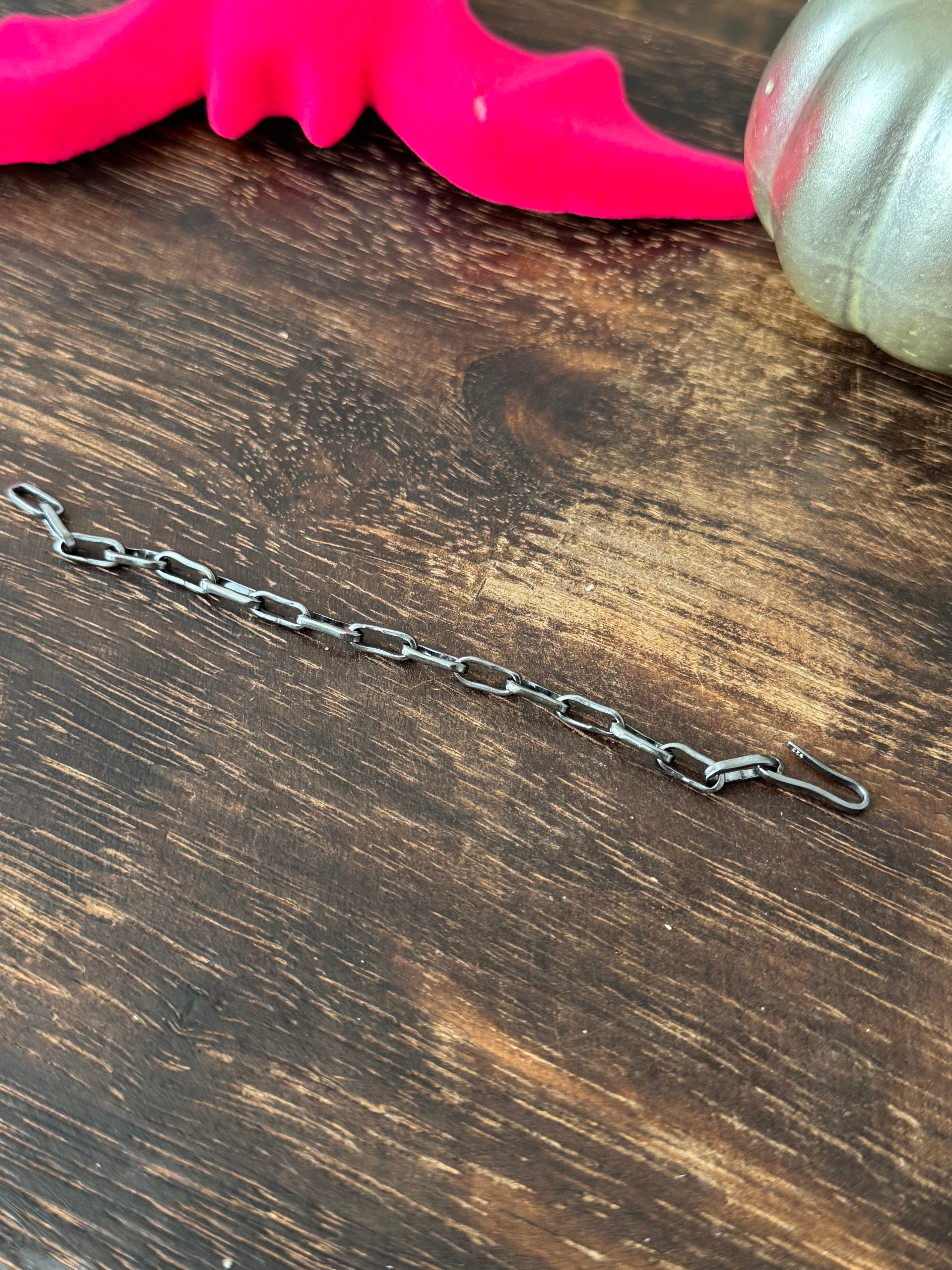 Southwest Made Sterling Silver Paper Clip Chain Extender