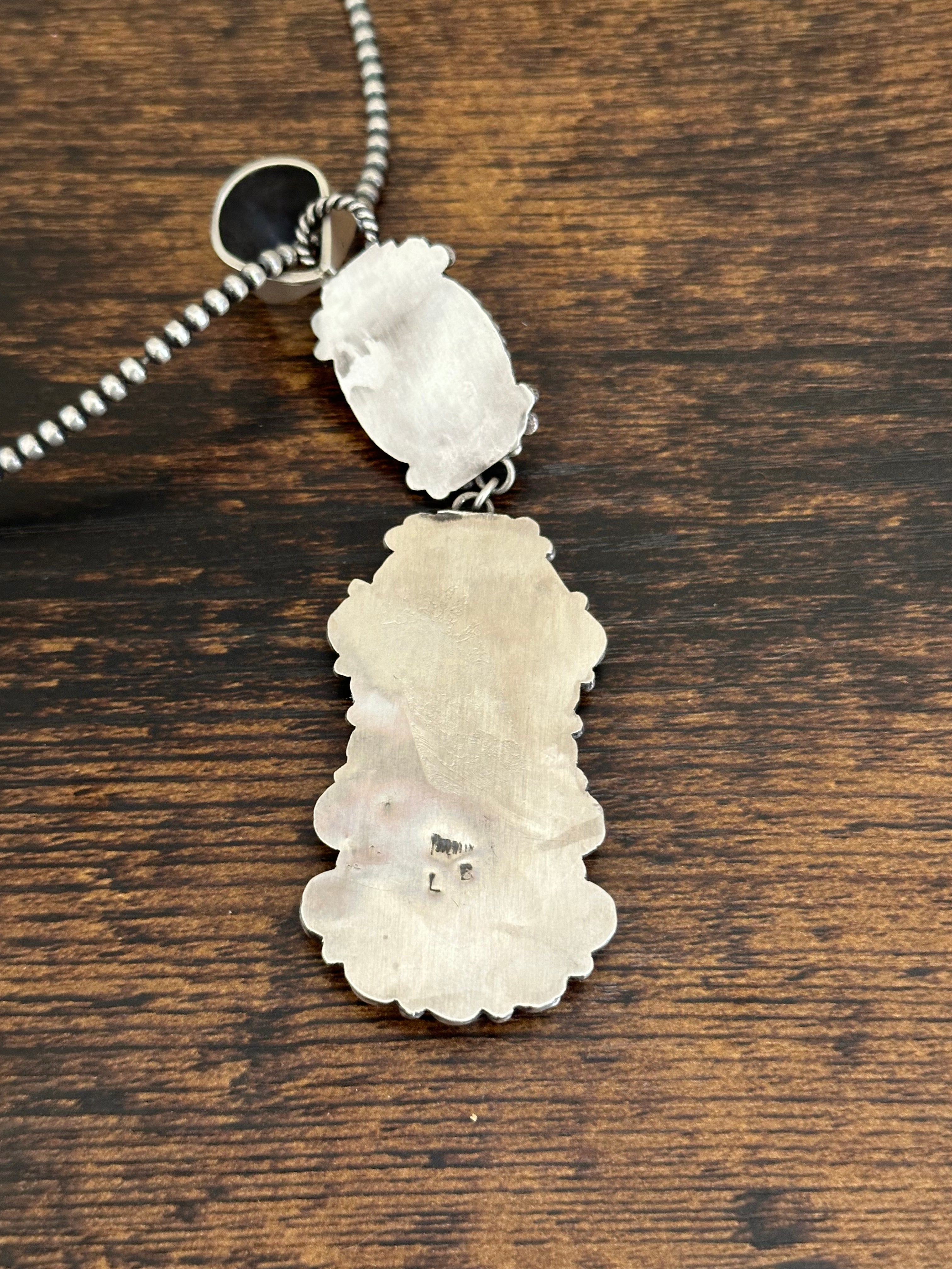 Lee Brown Multi Stone & Sterling Silver Pendant