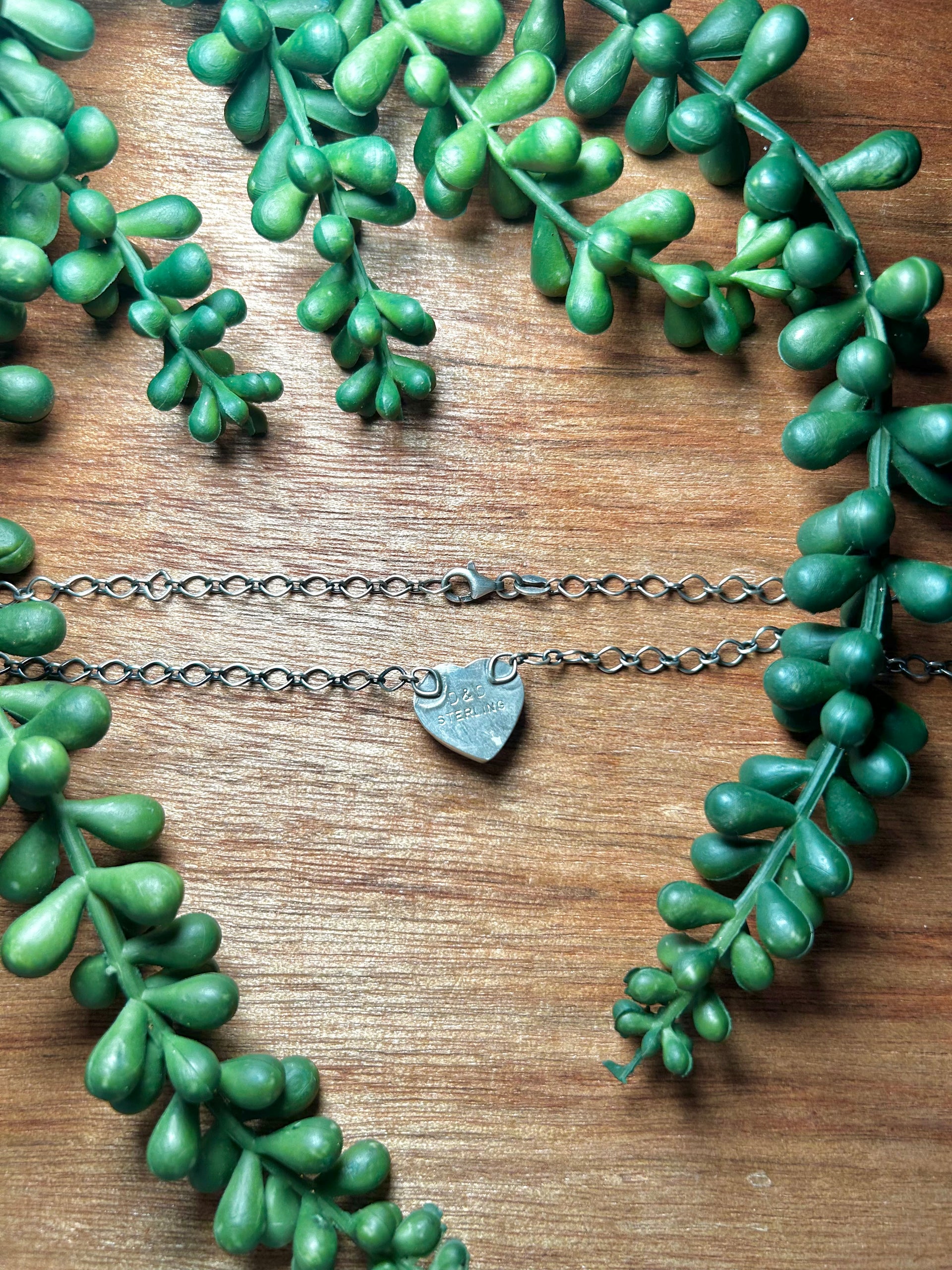 Navajo Cotton Candy Dahlia & Sterling Silver Necklace