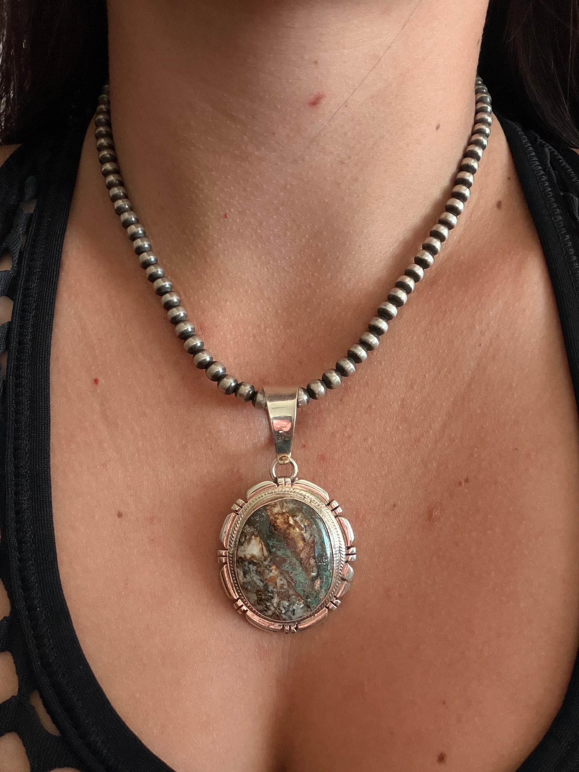Thomas Francisco Royston Pendant & Sterling Silver Pendant