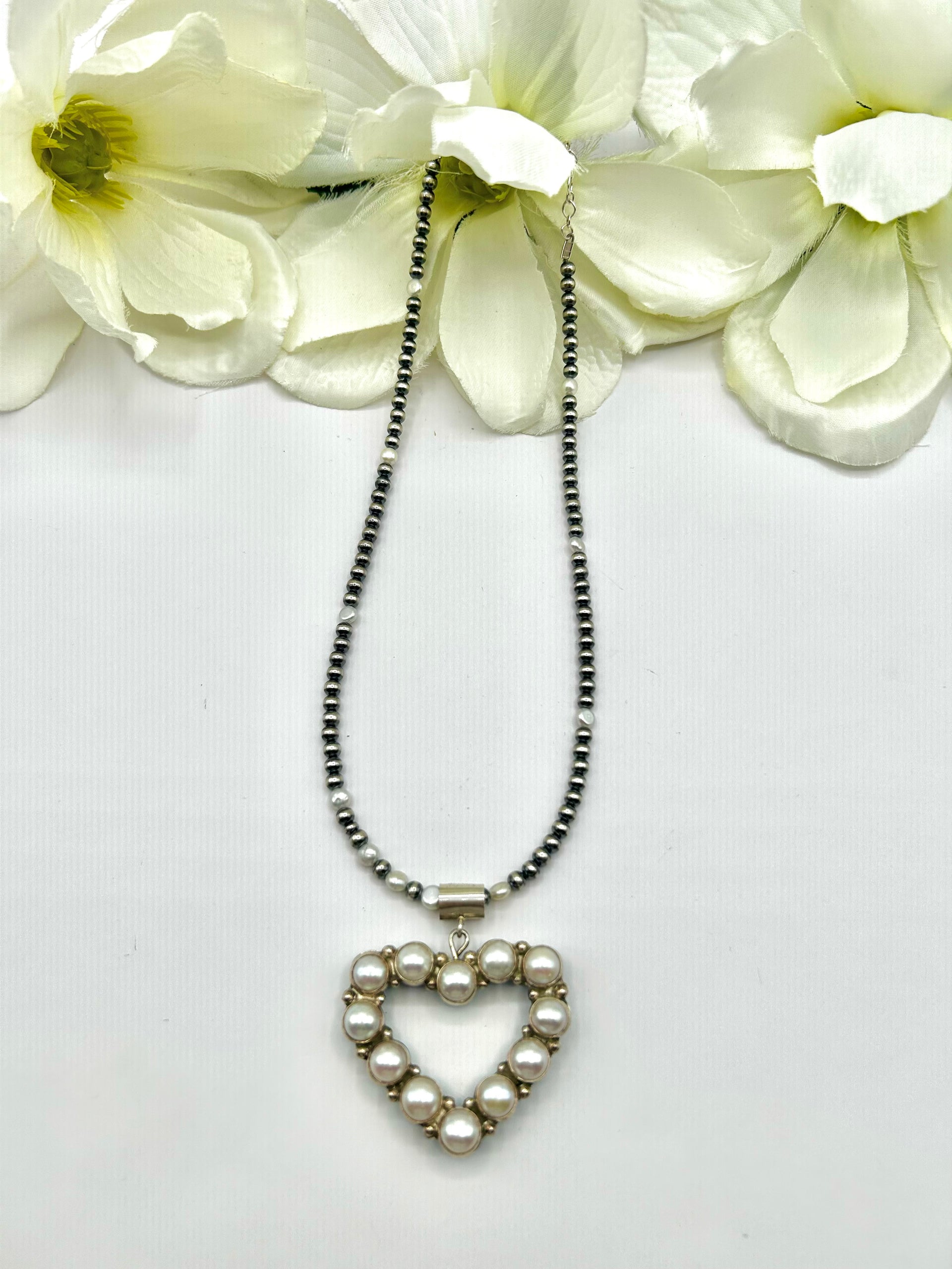 Micheal Perry Multi Stone Reversible & Sterling Silver Necklace