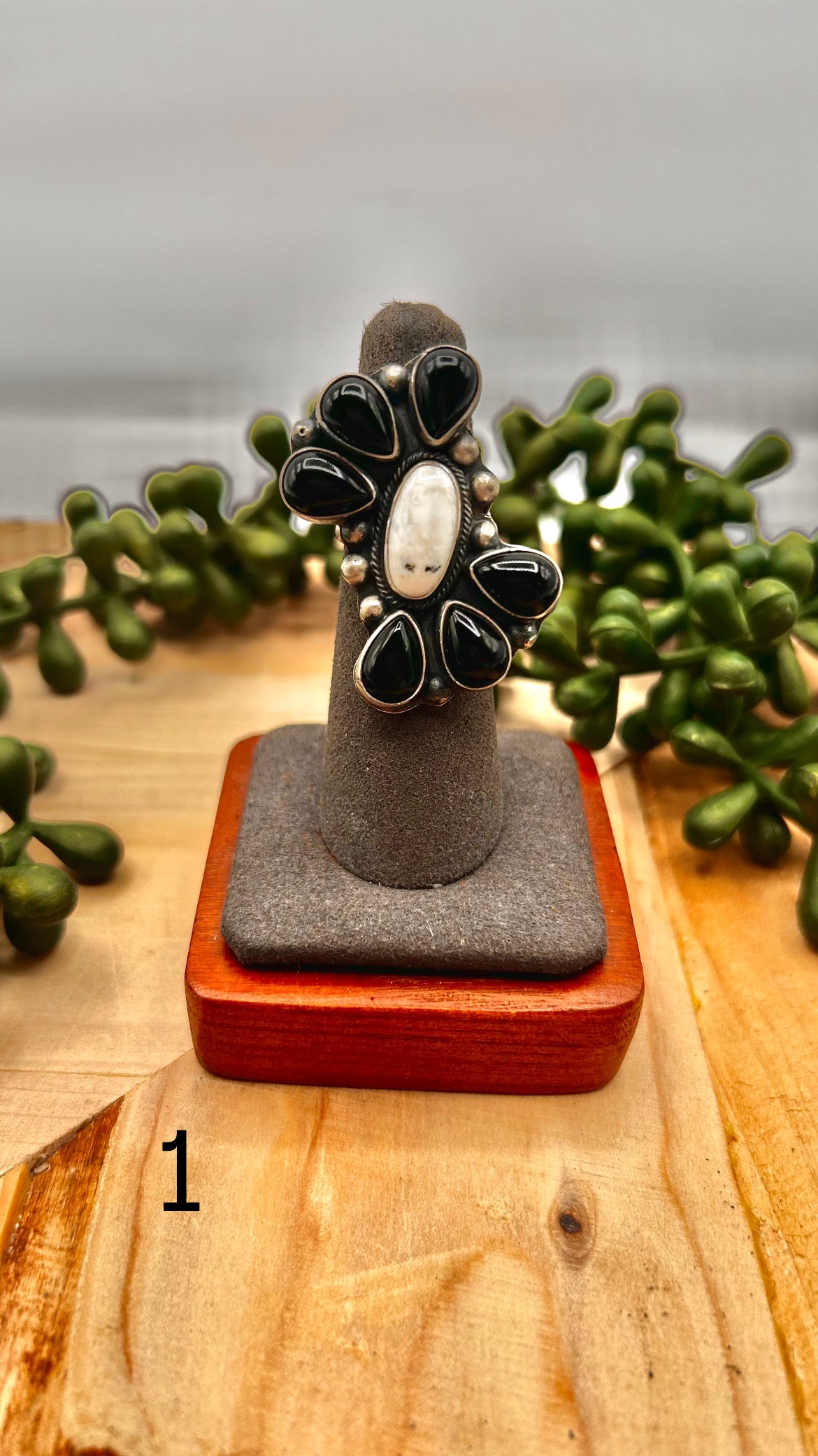 Myra Benally Multi Stone & Sterling Silver Ring