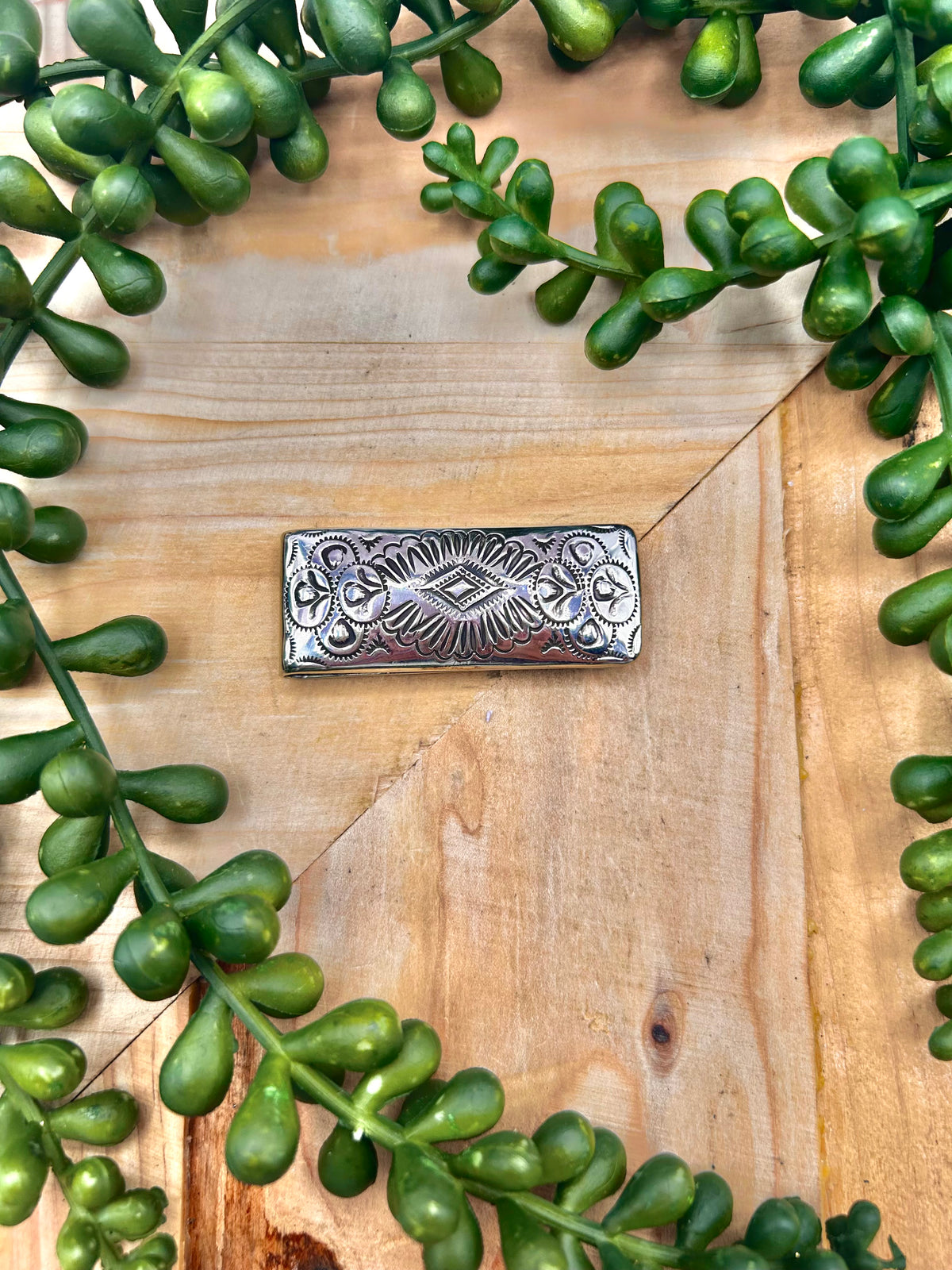 Navajo Made Sterling Silver  Money Clip