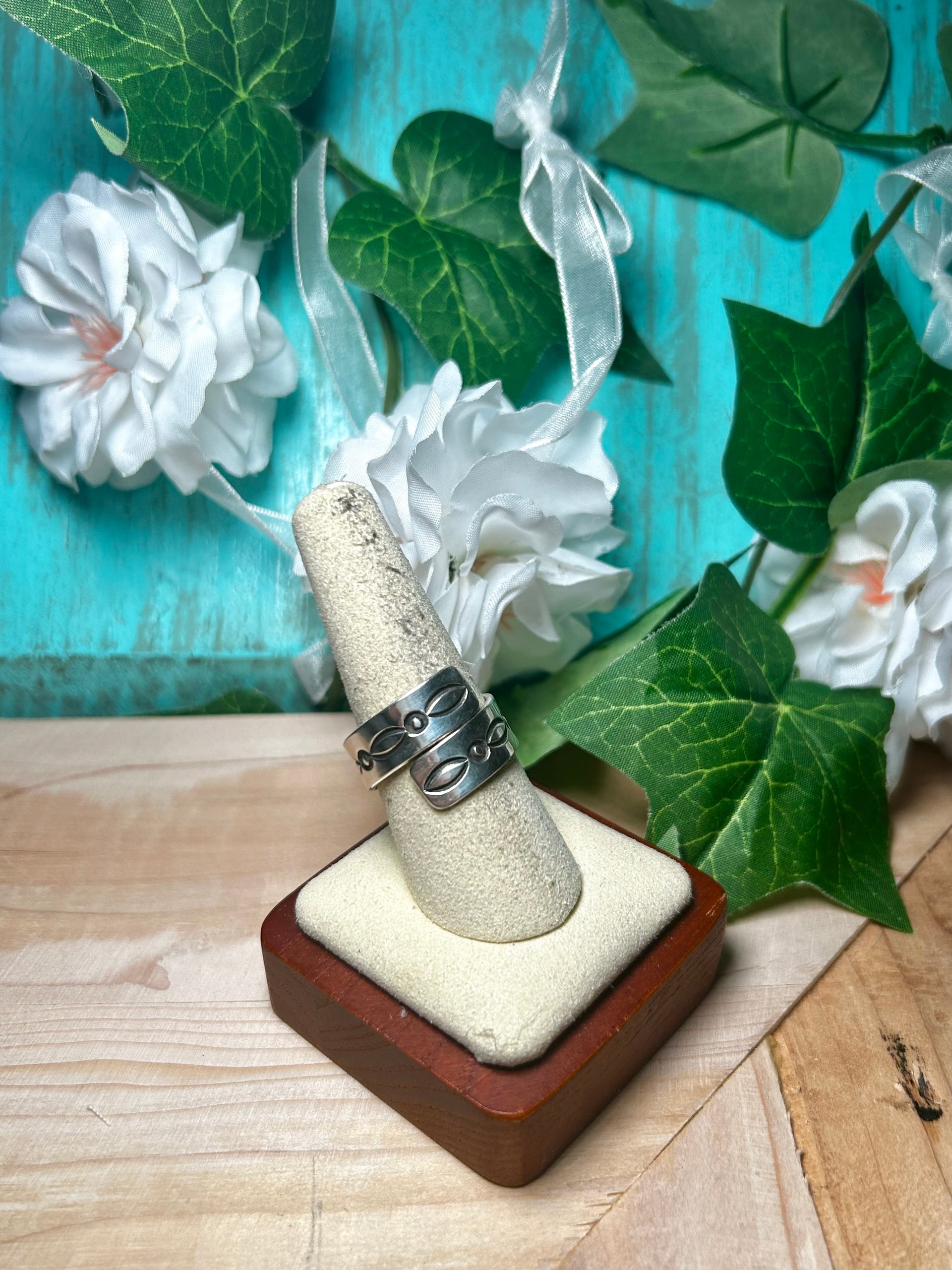 Landon Secatera Sterling Silver Adjustable Ring