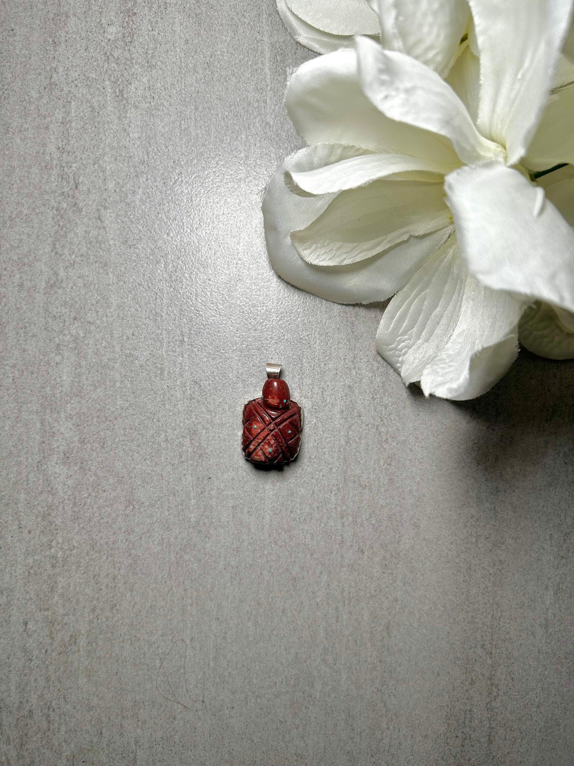 Zuni Made Fetish & Sterling Silver Pendant