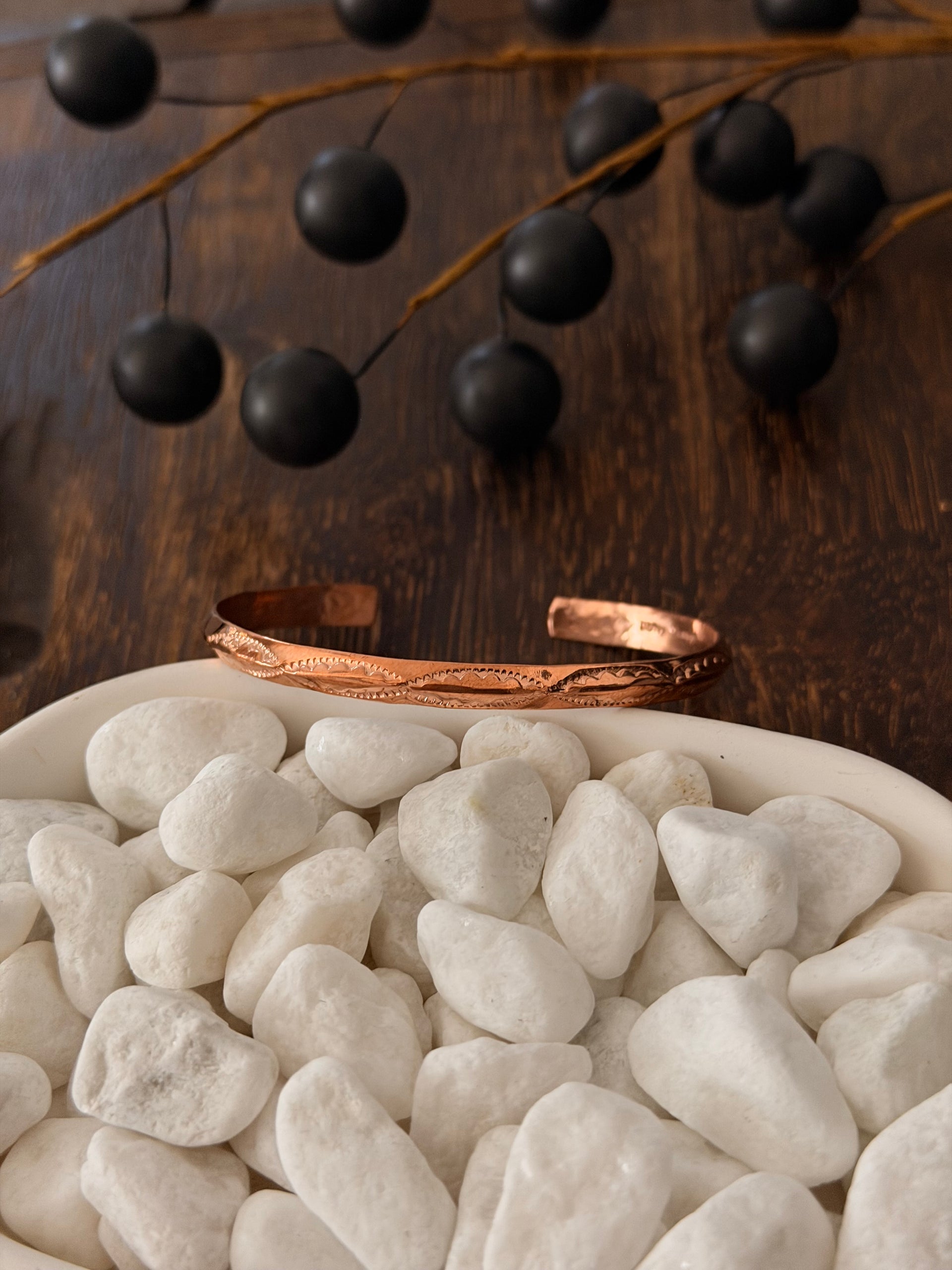 Navajo Made Copper Cuff Bracelet