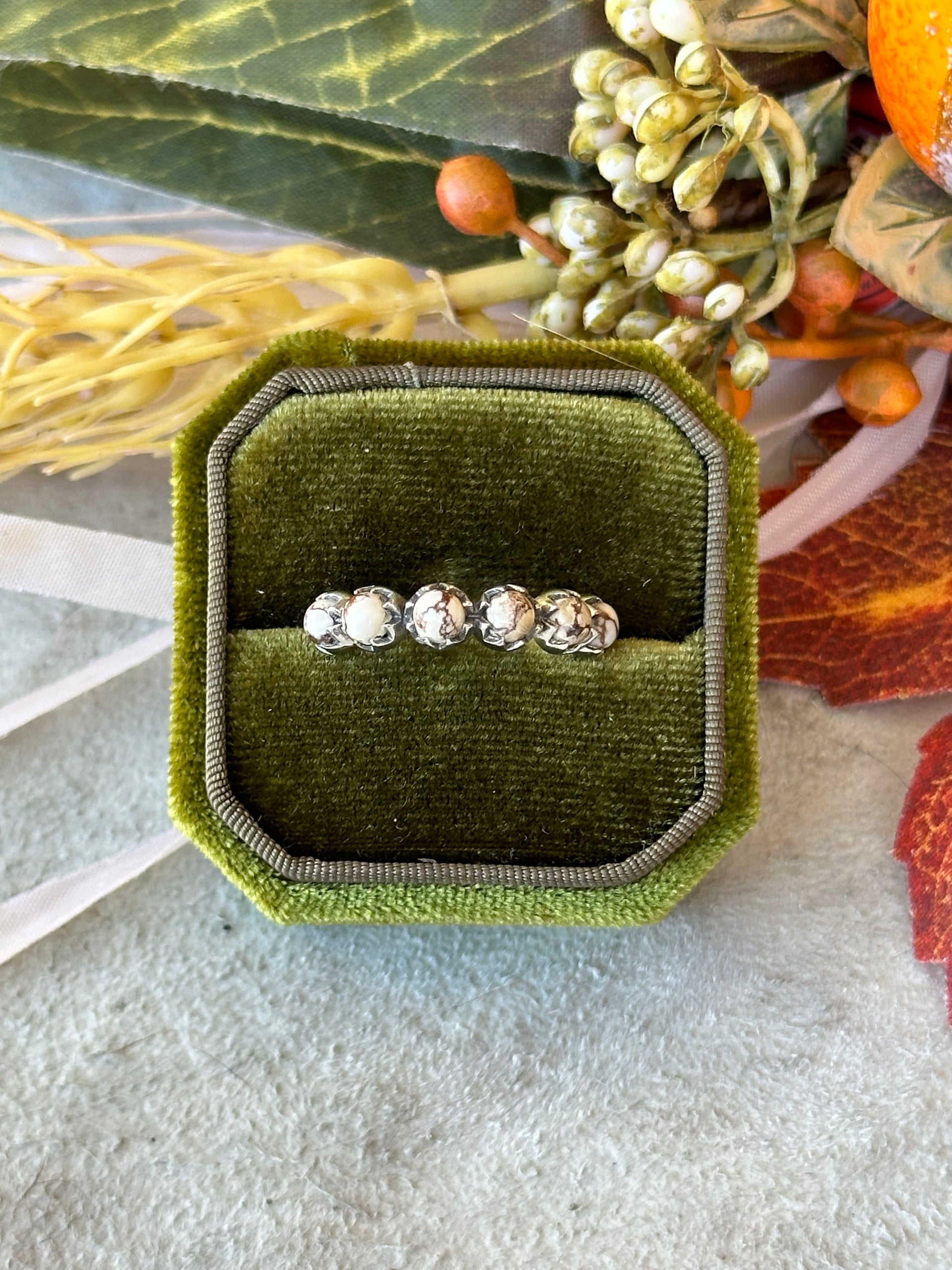 Southwest Handmade Wild Horse & Sterling Silver Ring