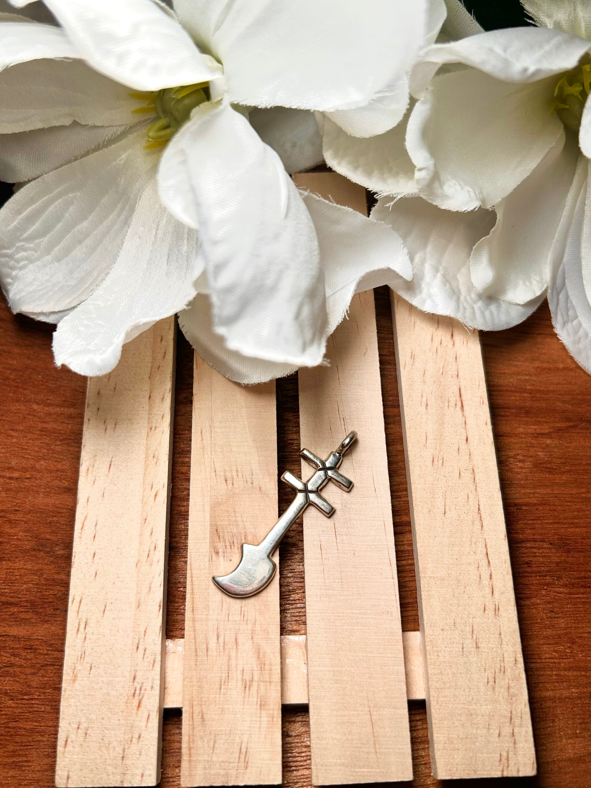 Navajo Made Sterling Silver Pendant