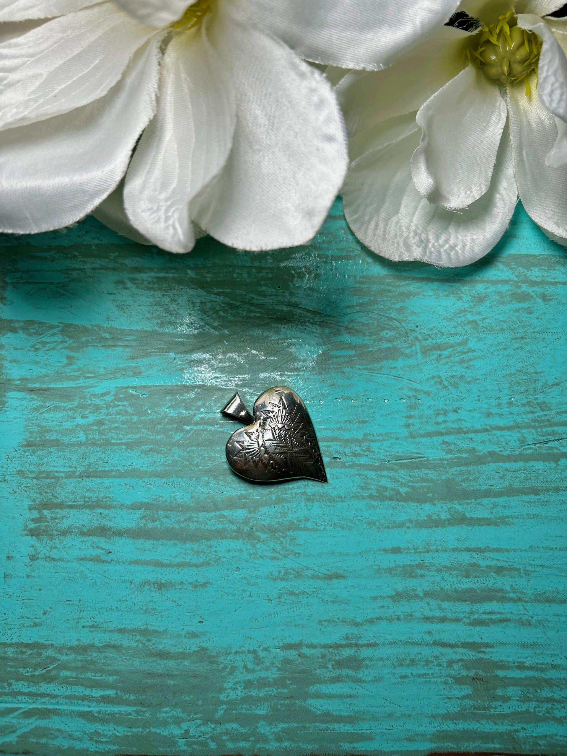 Navajo Made Sterling Silver Pendant