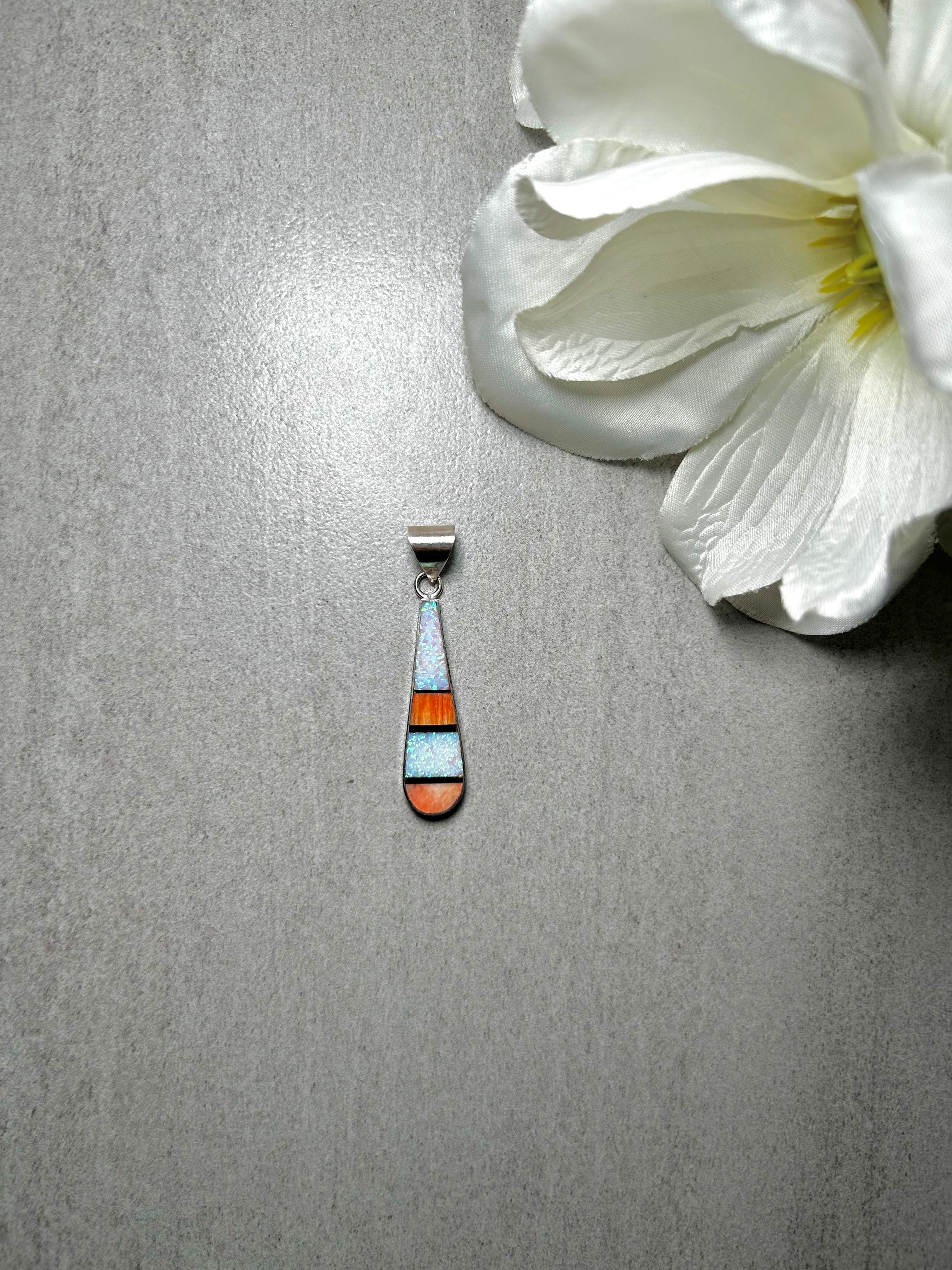 Harold Smith Multi Stone & Sterling Silver Pendant