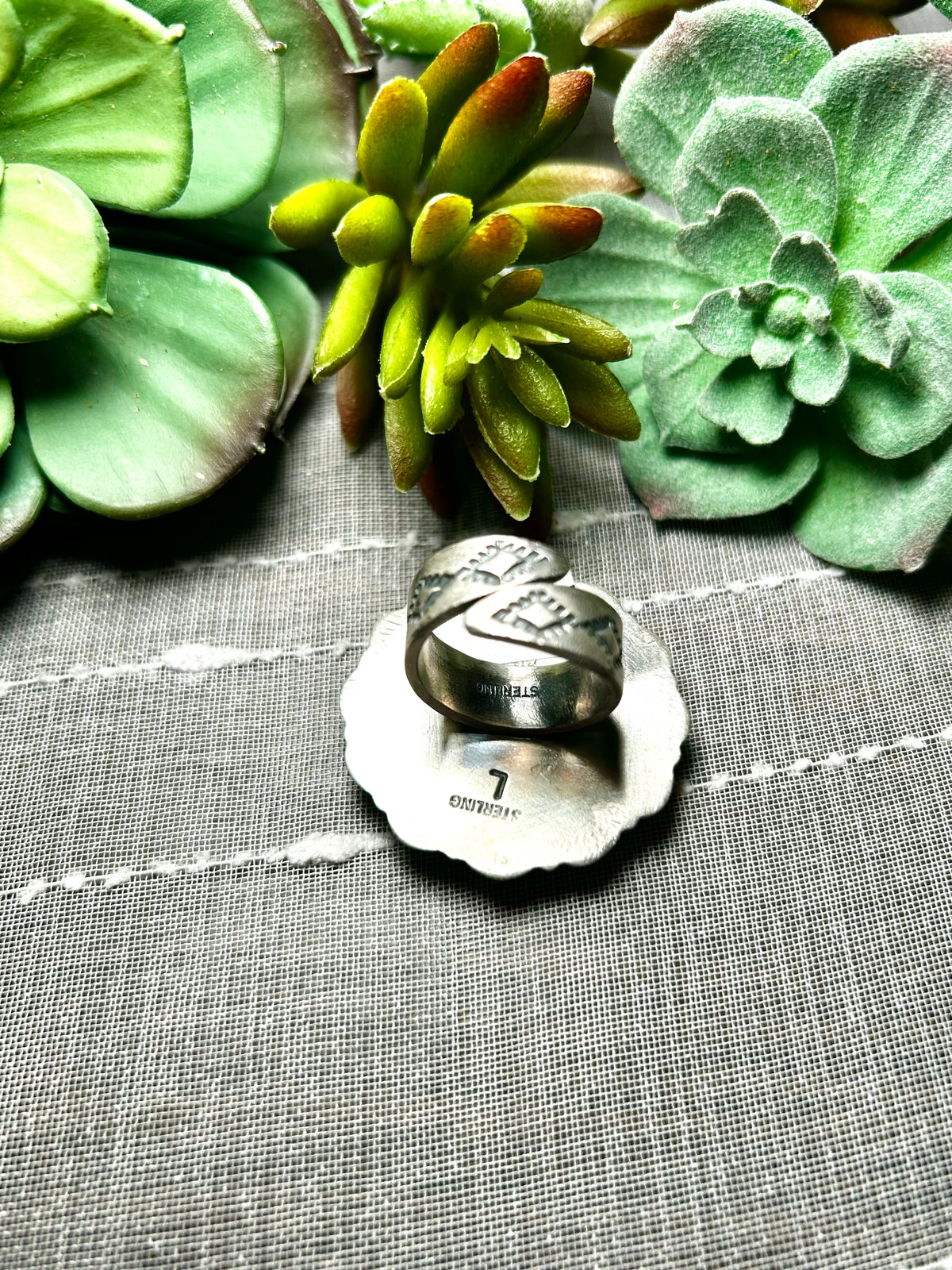 Jeffrey A Rings Jeff Largo Sterling Silver Adjustable Ring