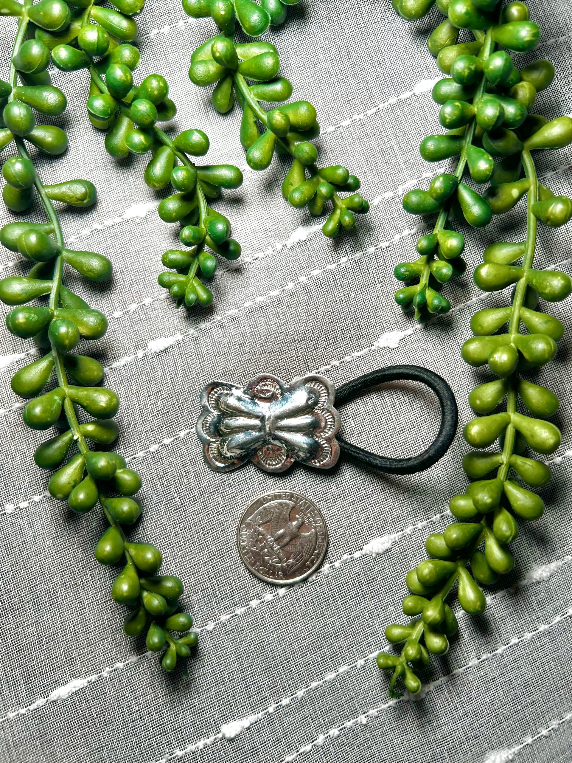 Navajo Made Sterling Silver Hair Tie