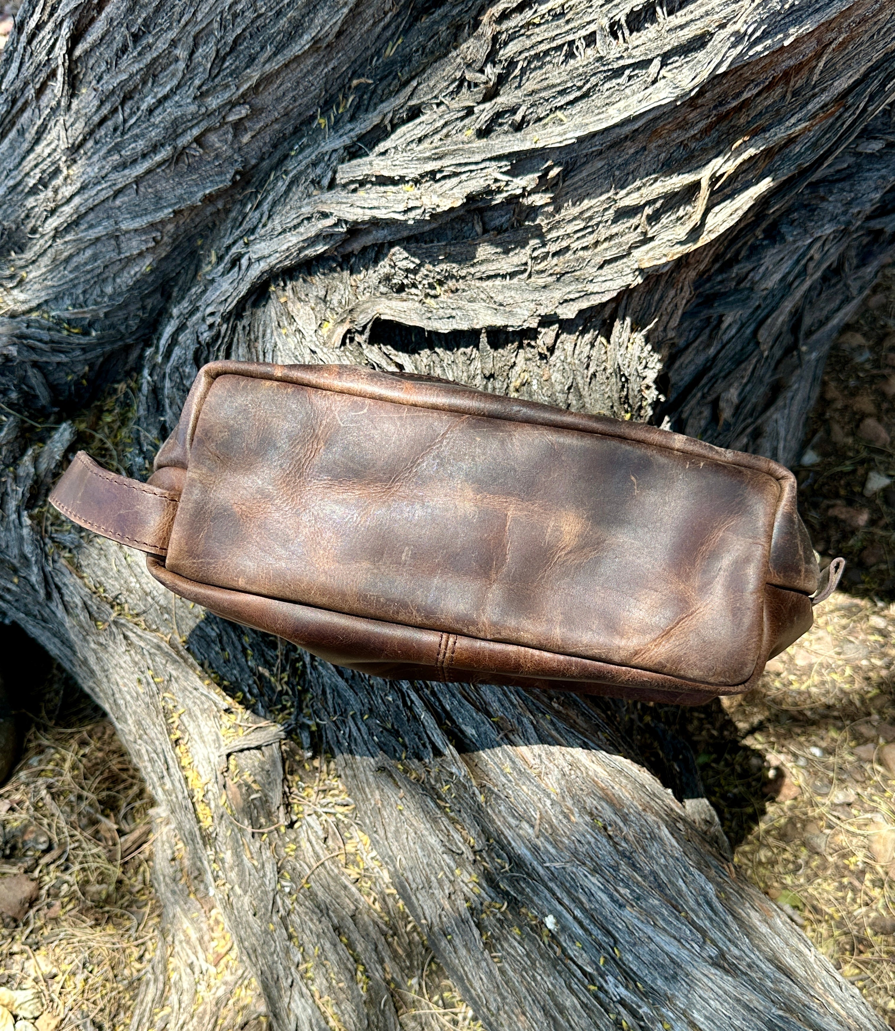 Genuine Leather Toiletry Bag