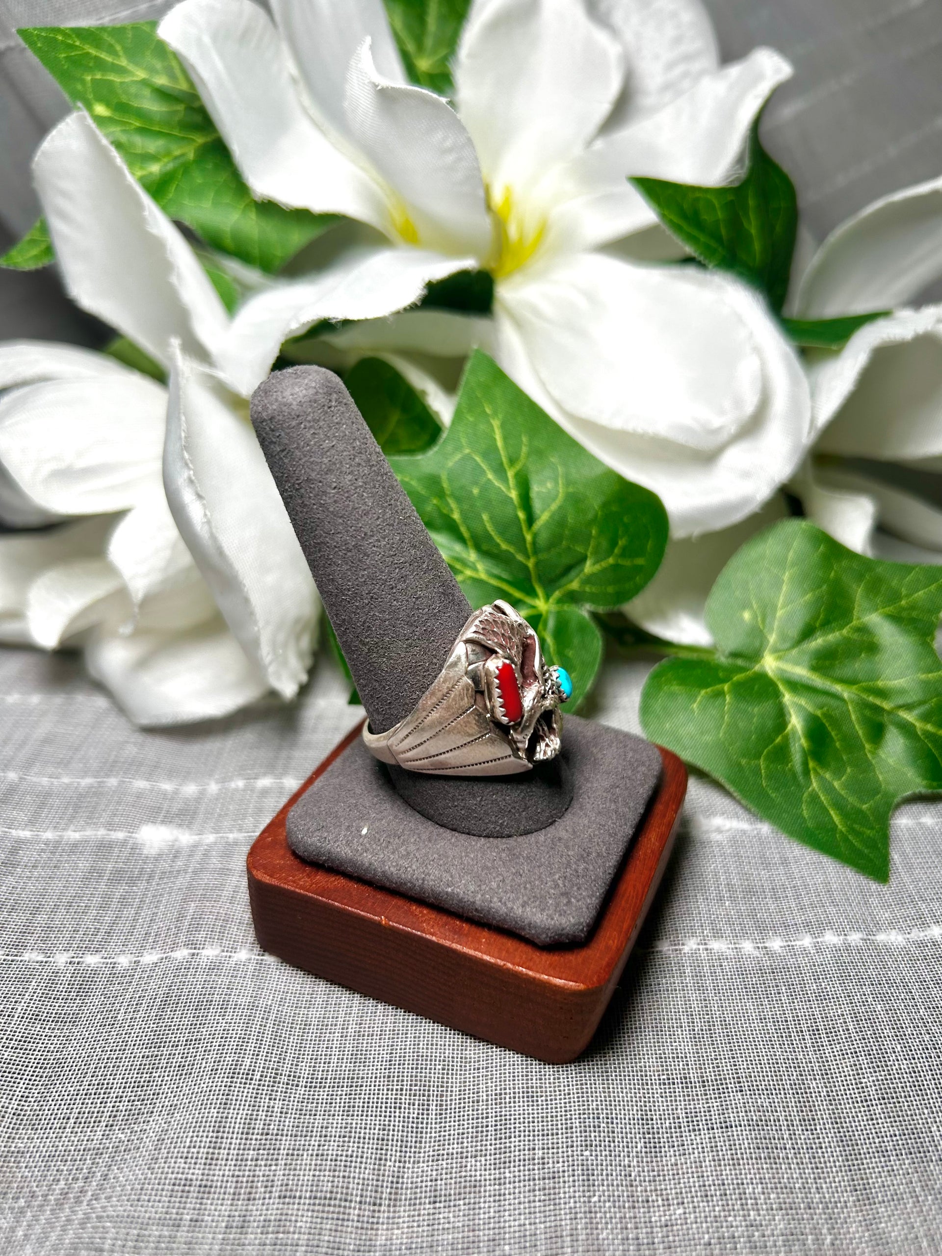 Grace Smith Multi Stone & Sterling Silver Ring Size 10.5