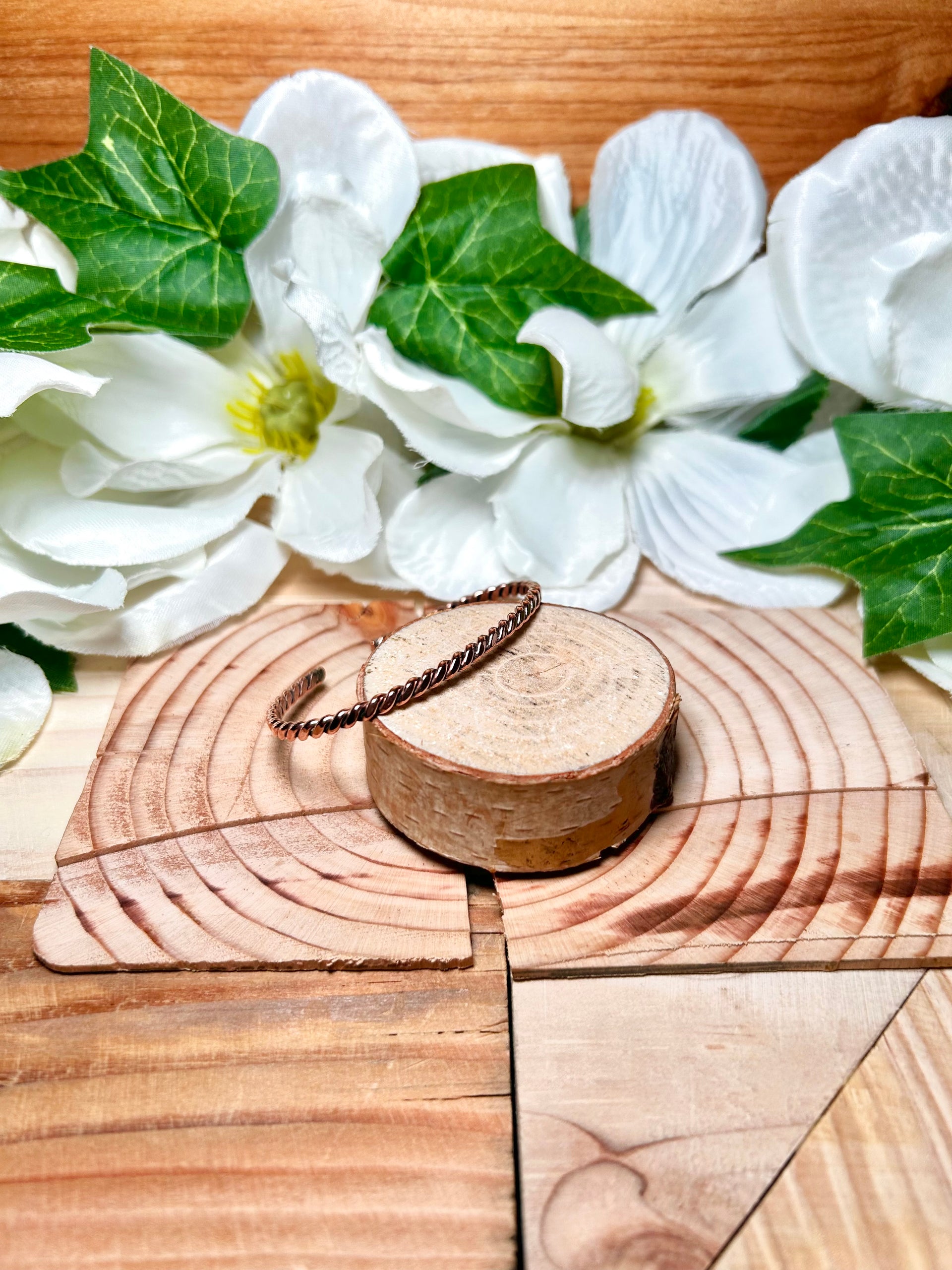 Navajo Made Copper Cuff Bracelet