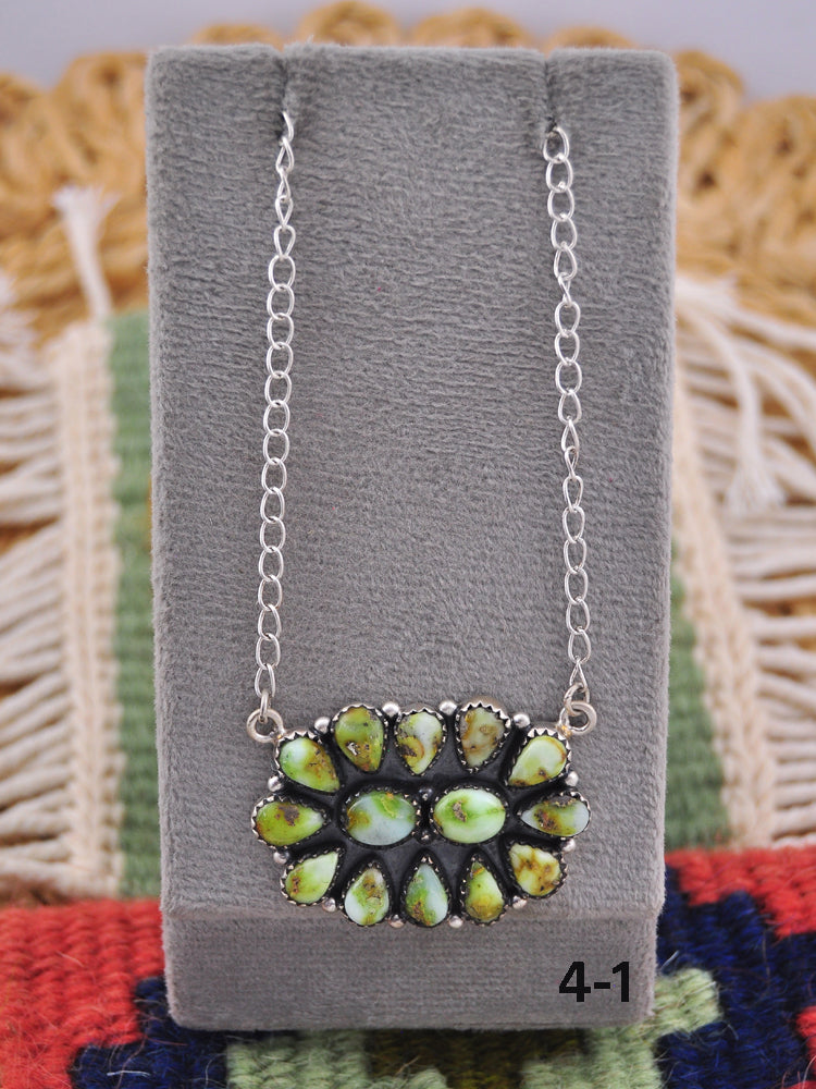 Southwest Handmade Palomino & Sterling Silver Necklace