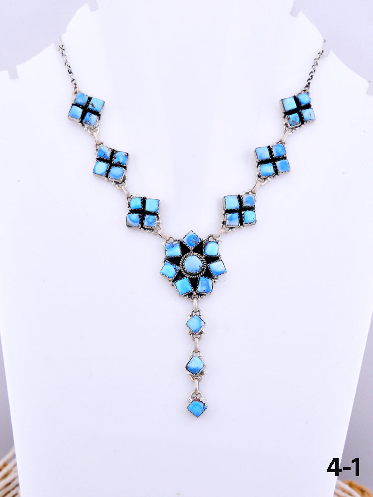 Southwest Made Golden Hills & Sterling Silver Necklace