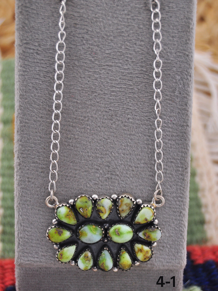 Southwest Handmade Palomino & Sterling Silver Necklace